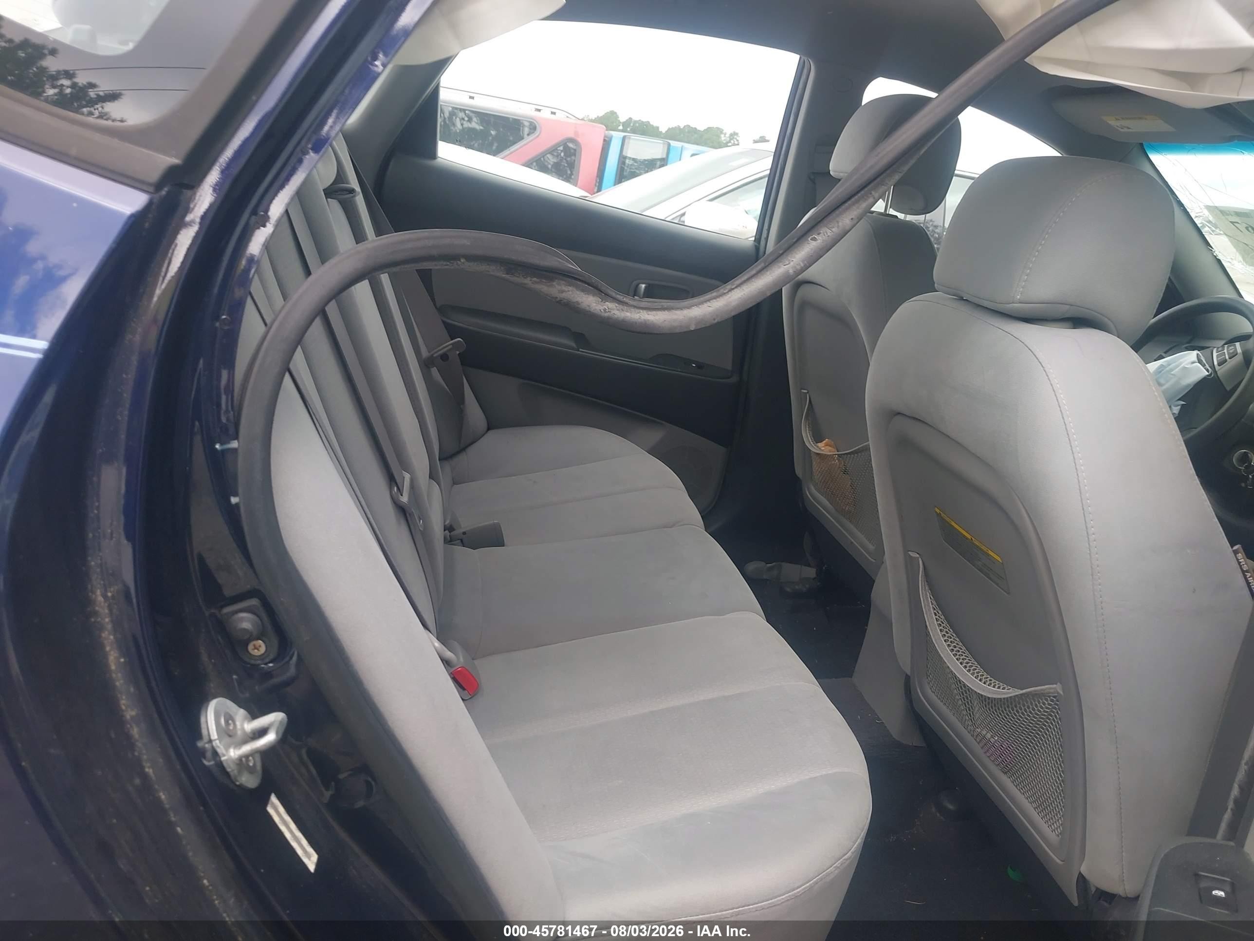 2008 Hyundai Elantra Gls/se Blue vin: KMHDU46D68U328949