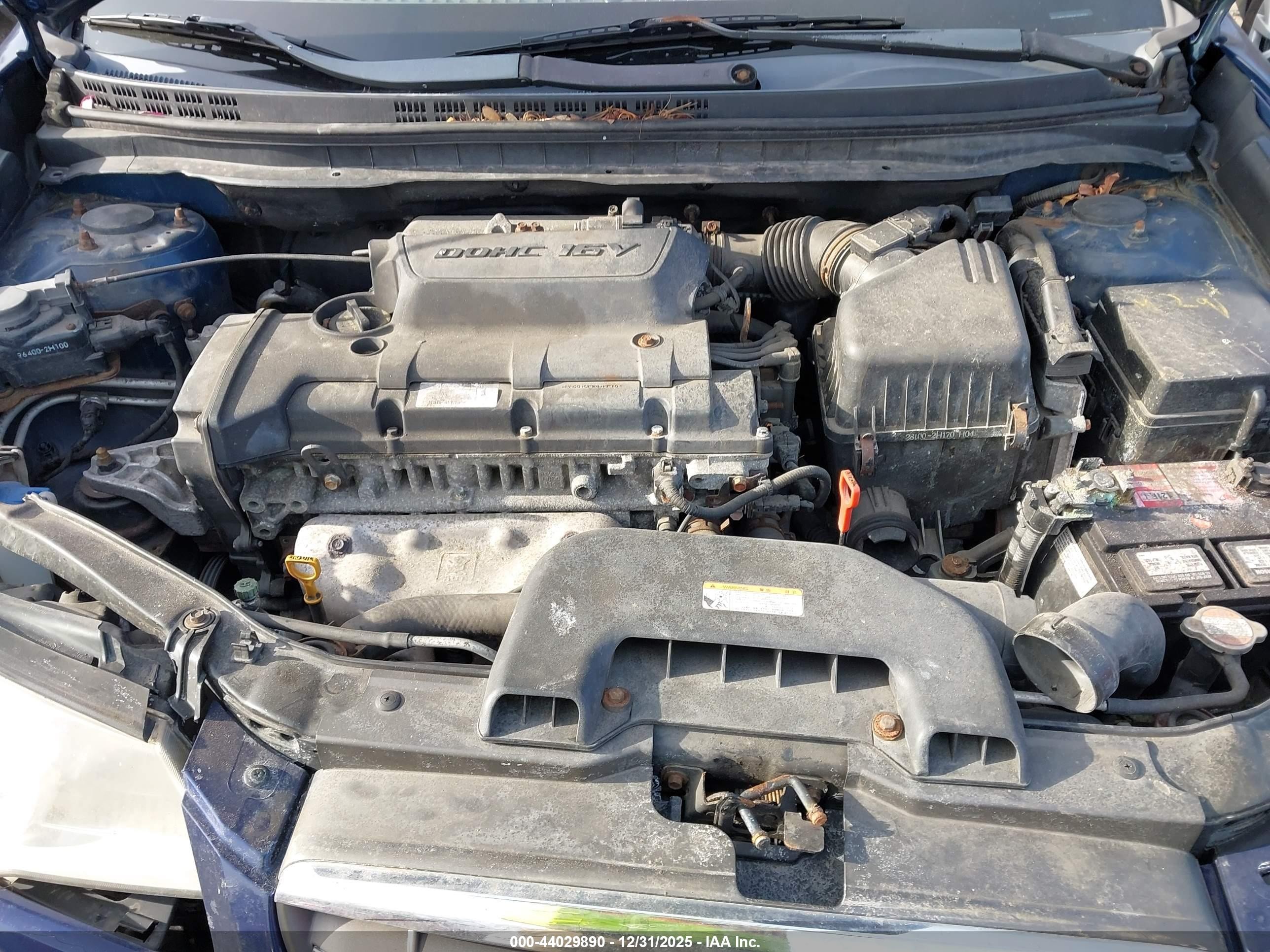 2008 Hyundai Elantra Gls/se Blue vin: KMHDU46D68U418151
