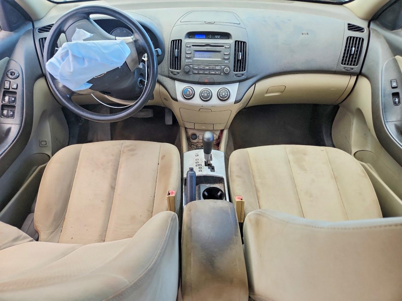 2008 Hyundai Elantra Gls White vin: KMHDU46D68U456544