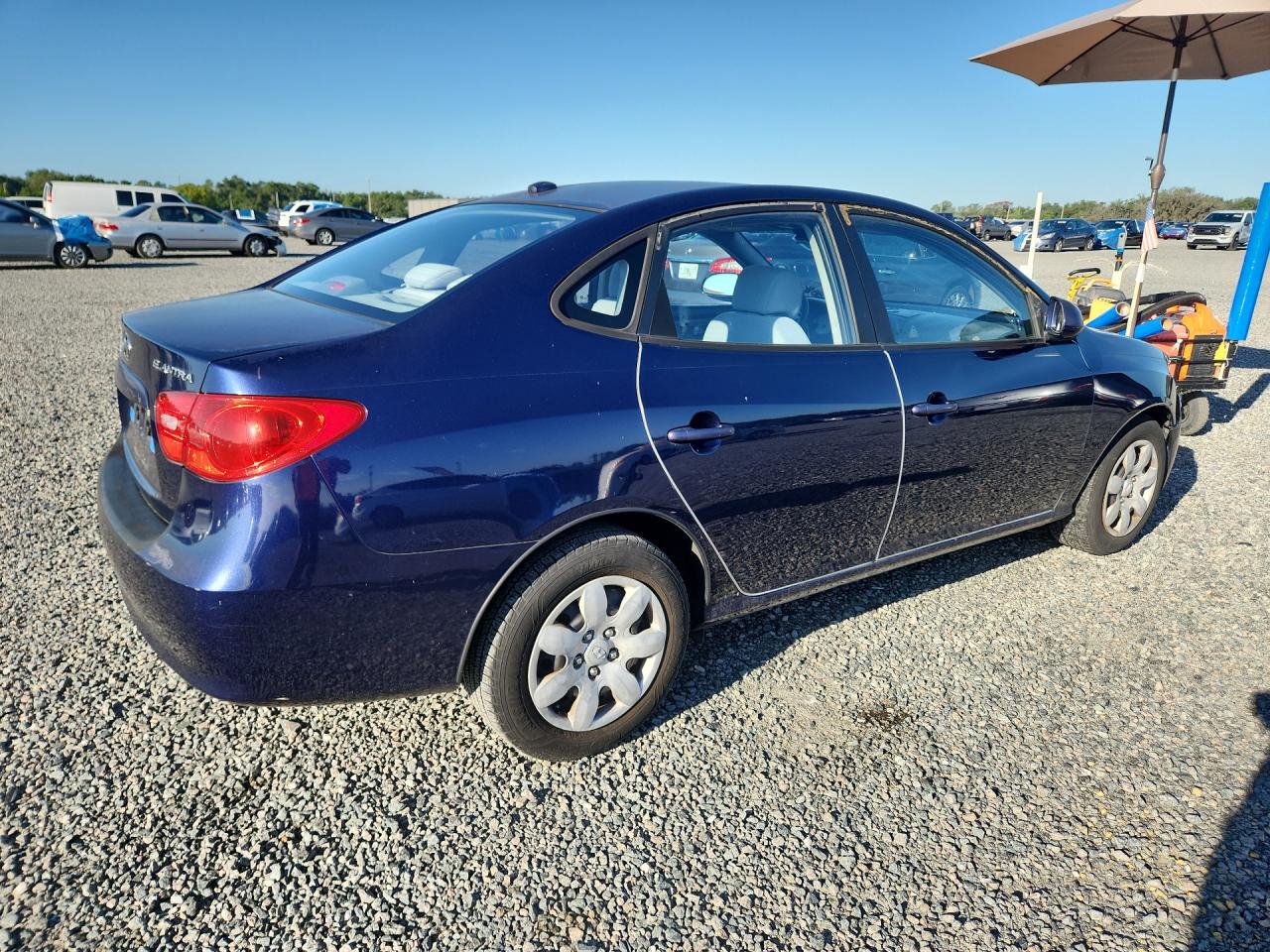 2008 Hyundai Elantra Gls Синий vin: KMHDU46D68U457595