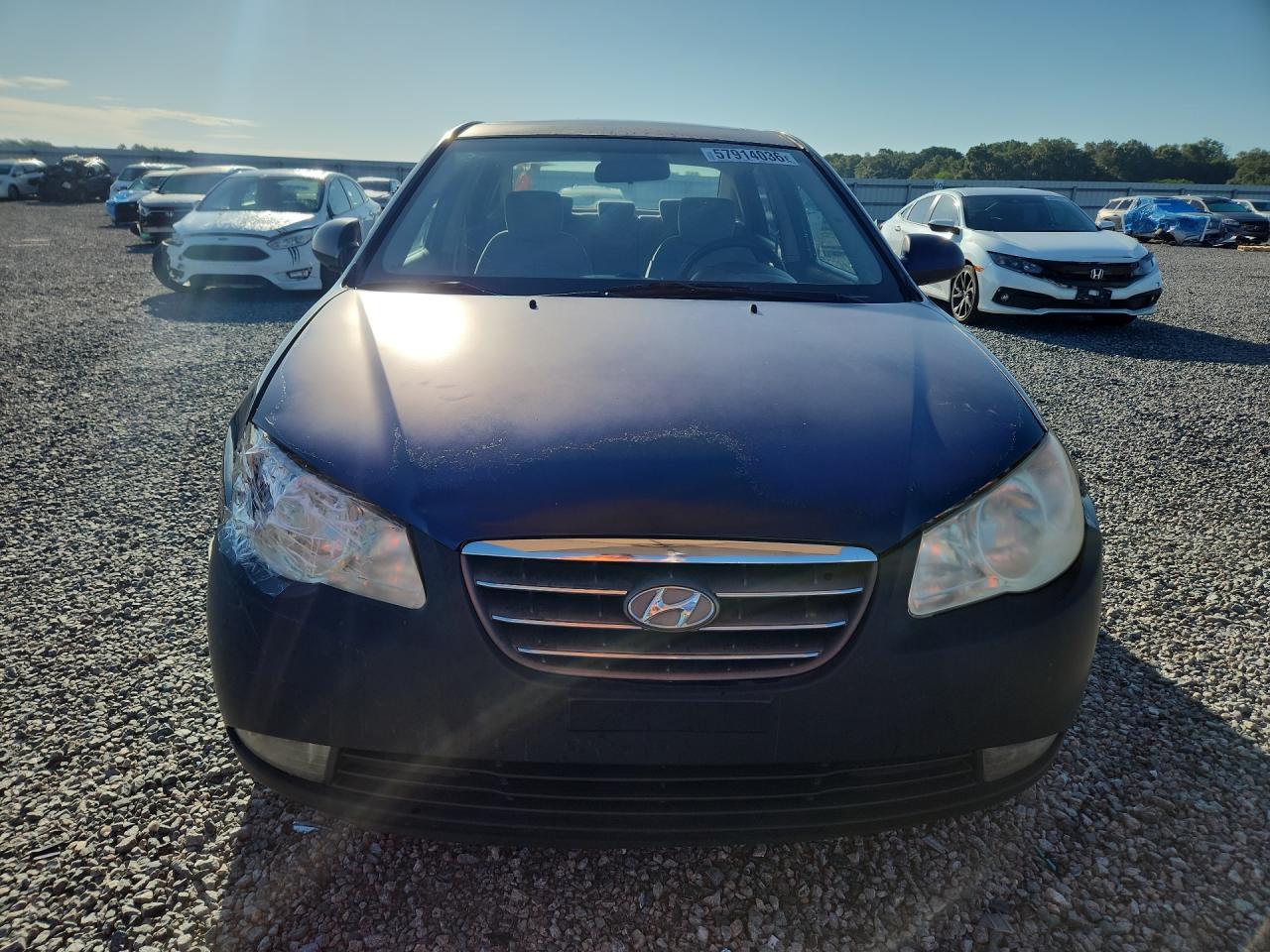 2008 Hyundai Elantra Gls Синий vin: KMHDU46D68U457595