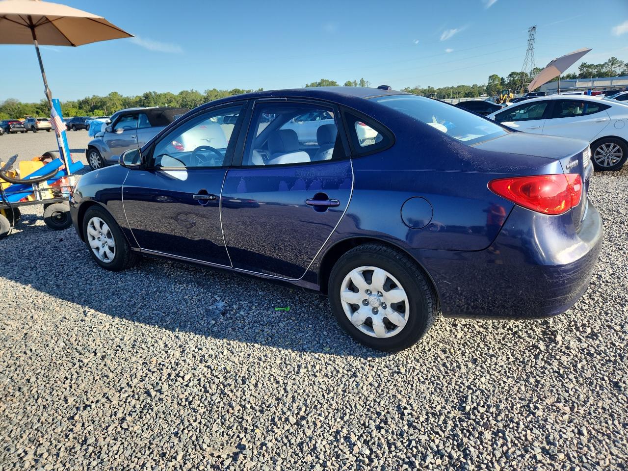 2008 Hyundai Elantra Gls Синий vin: KMHDU46D68U457595