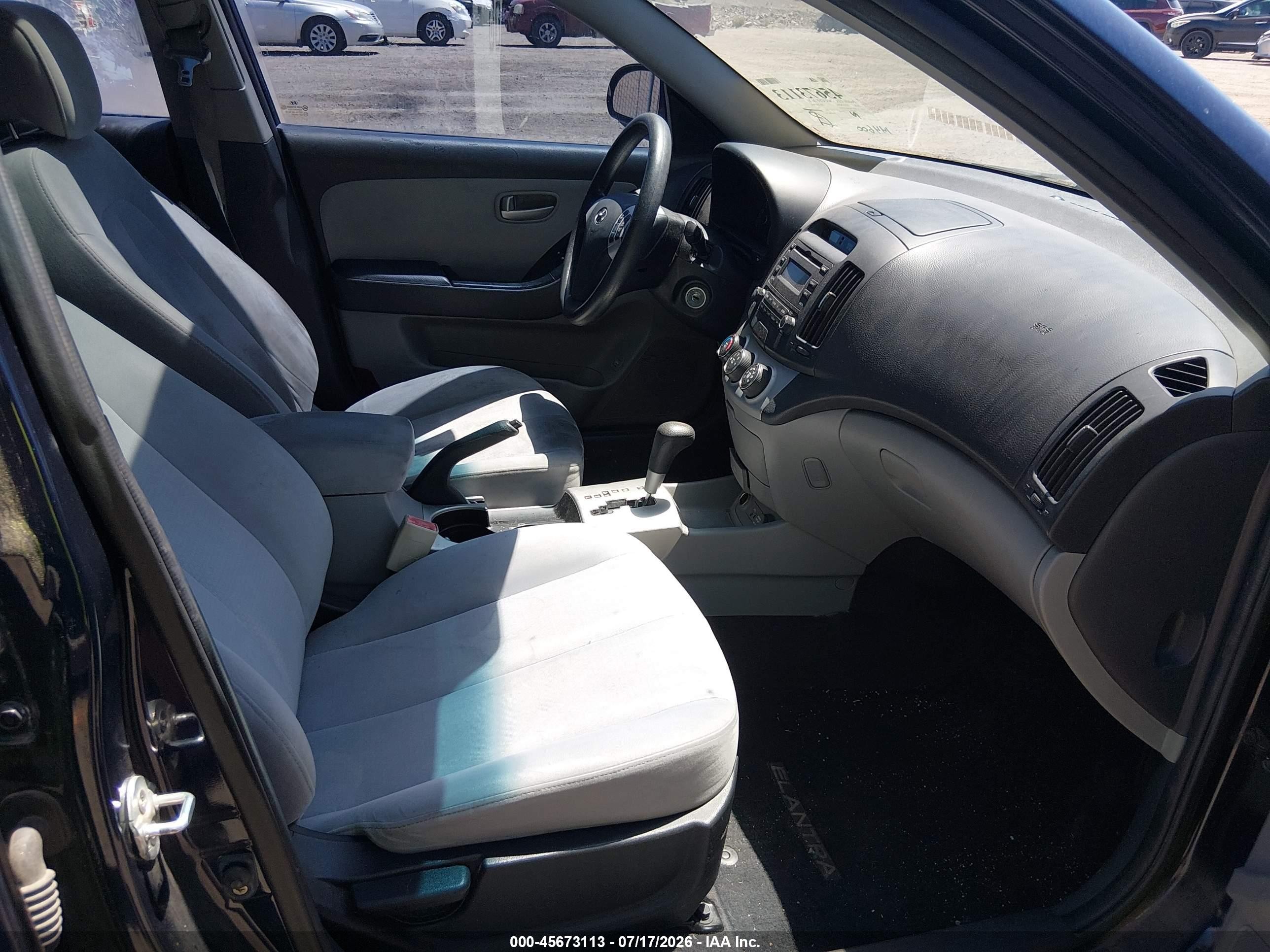 2008 Hyundai Elantra Gls/se Blue vin: KMHDU46D68U459959