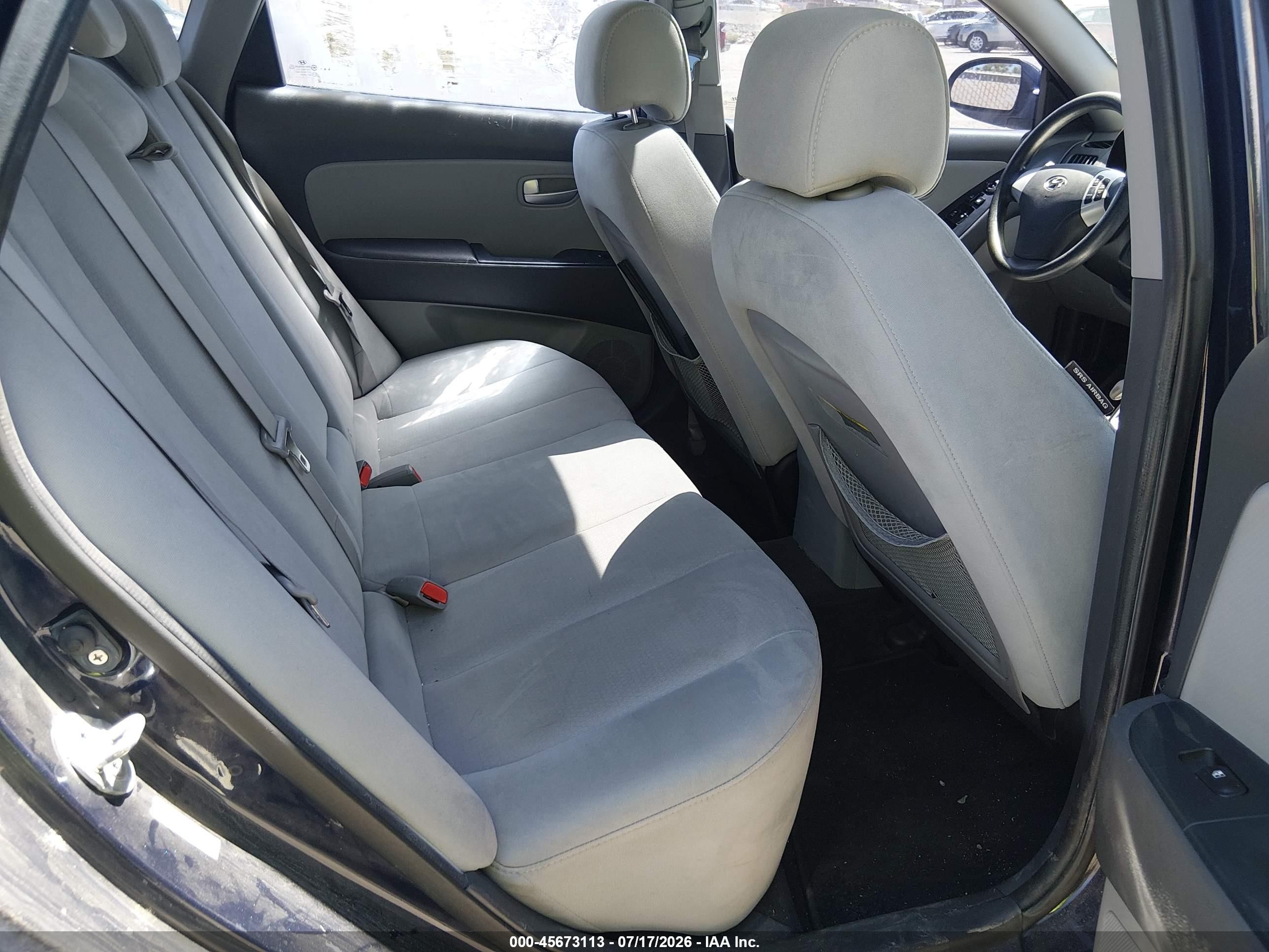 2008 Hyundai Elantra Gls/se Blue vin: KMHDU46D68U459959