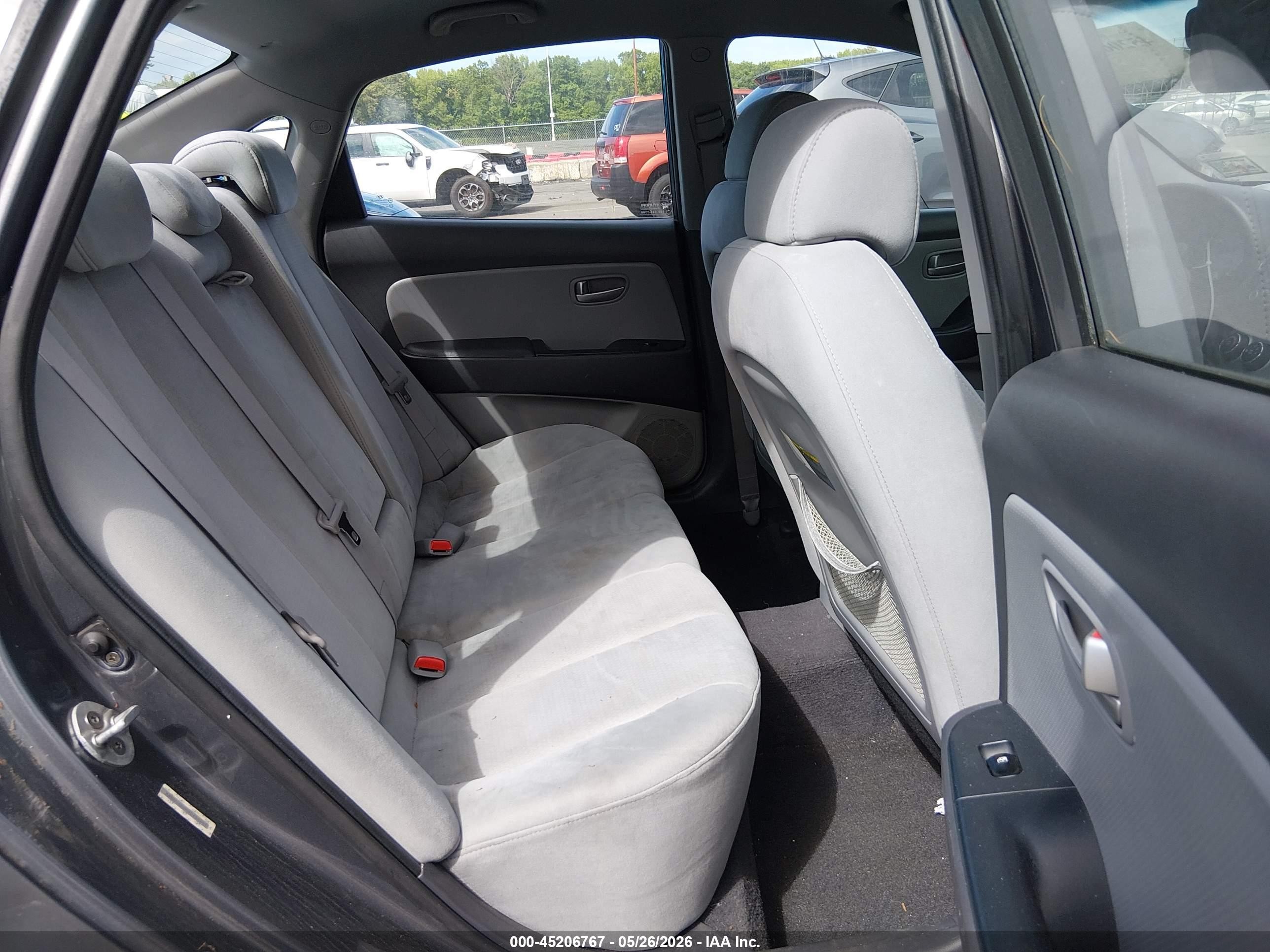 2008 Hyundai Elantra Gls/se Gray vin: KMHDU46D68U489205
