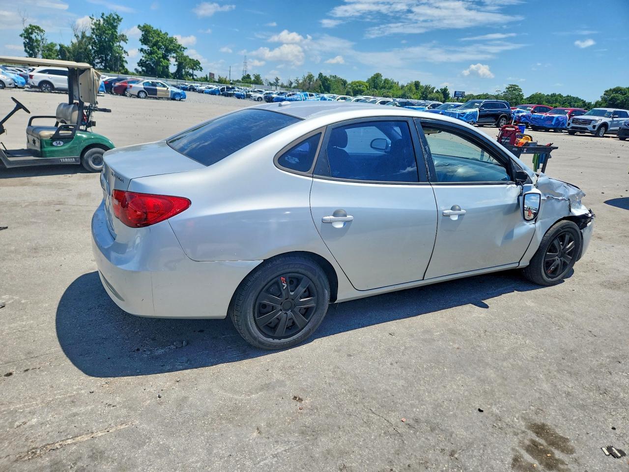 2008 Hyundai Elantra Gls Silver vin: KMHDU46D68U494680