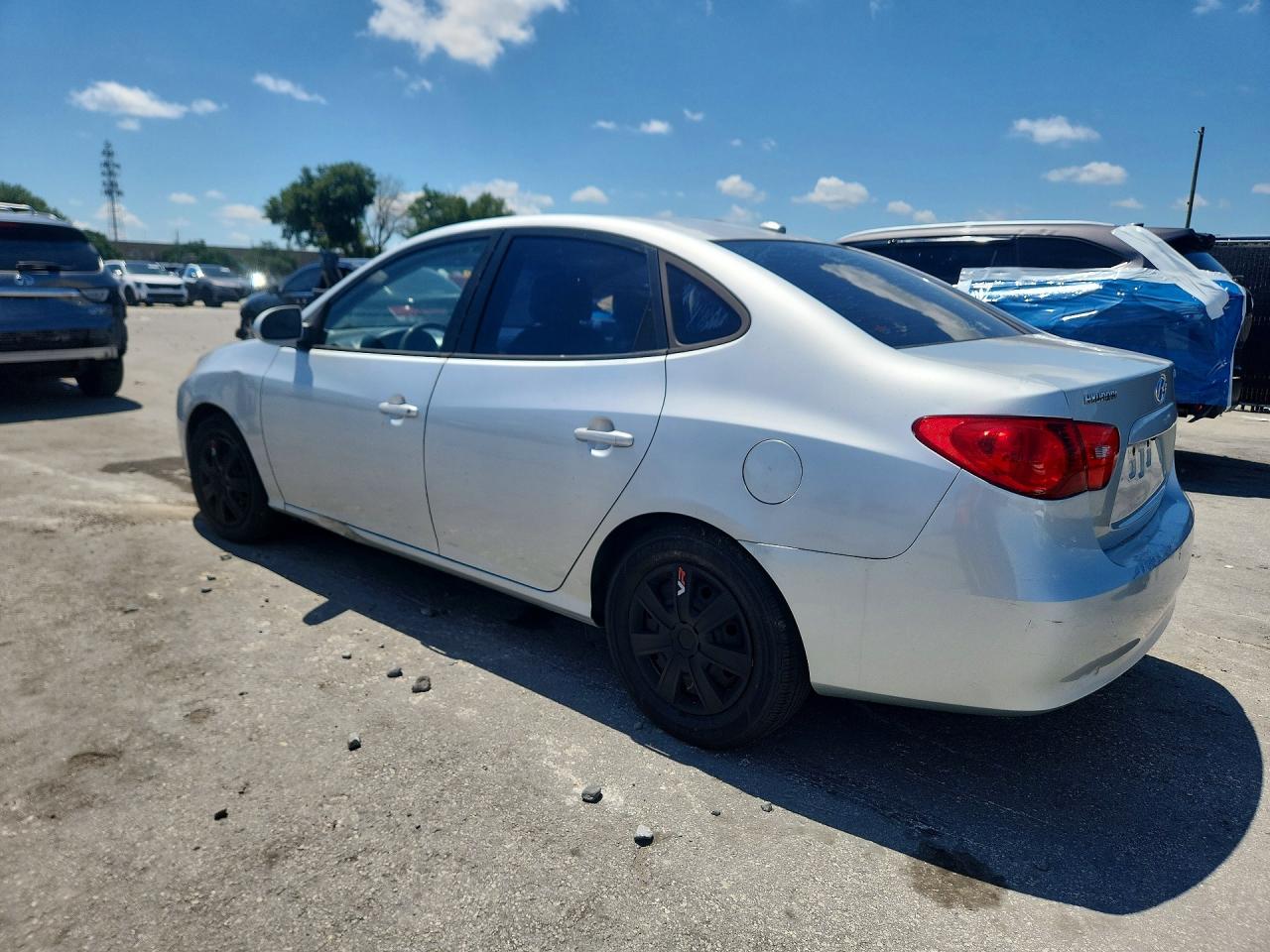2008 Hyundai Elantra Gls Silver vin: KMHDU46D68U494680