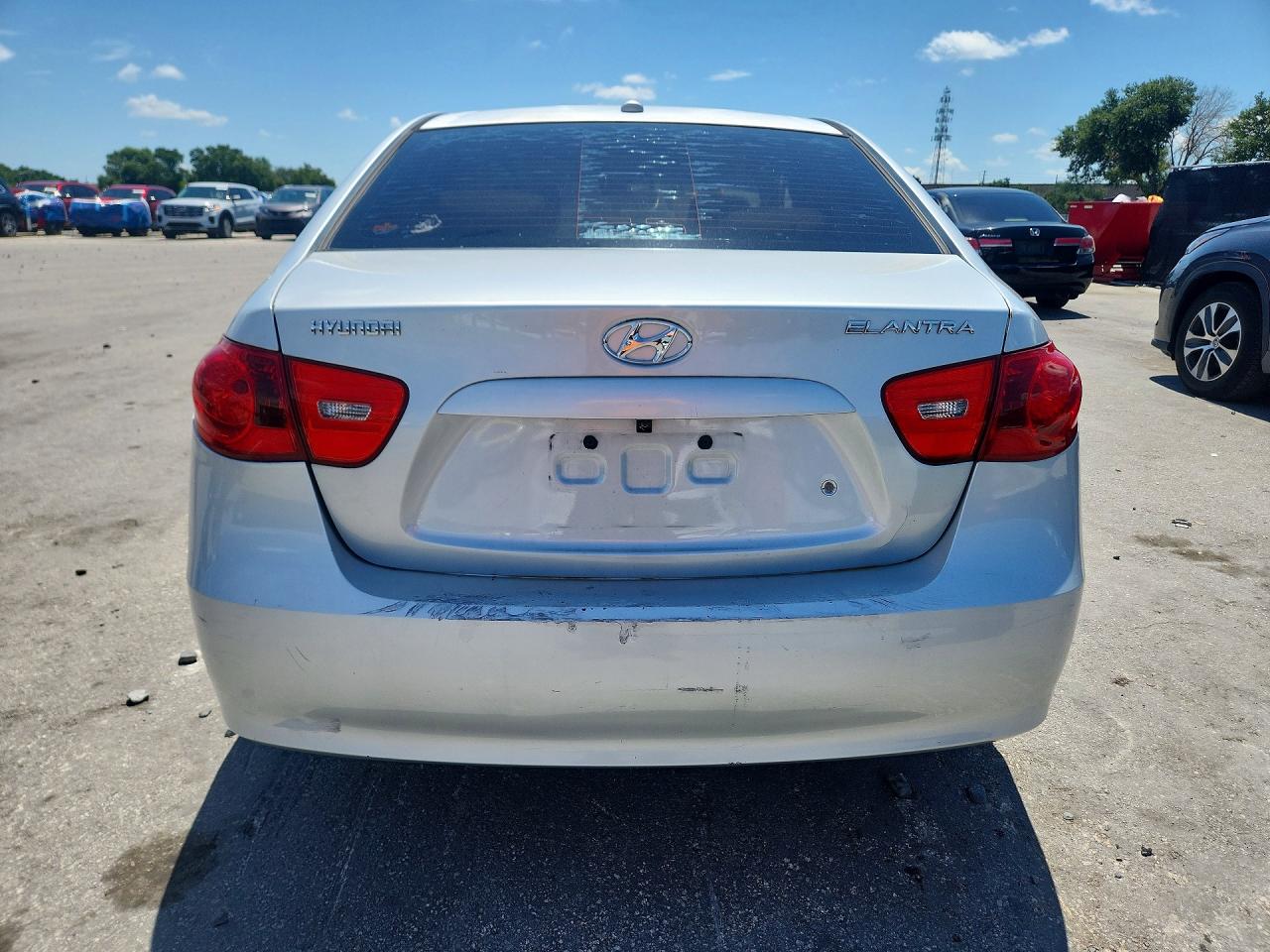 2008 Hyundai Elantra Gls Silver vin: KMHDU46D68U494680