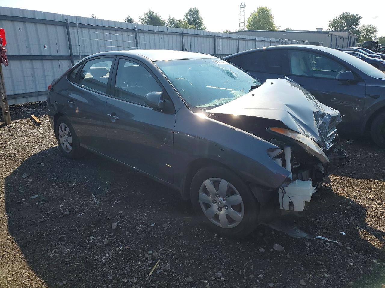 2008 Hyundai Elantra Gls Серый vin: KMHDU46D68U499961