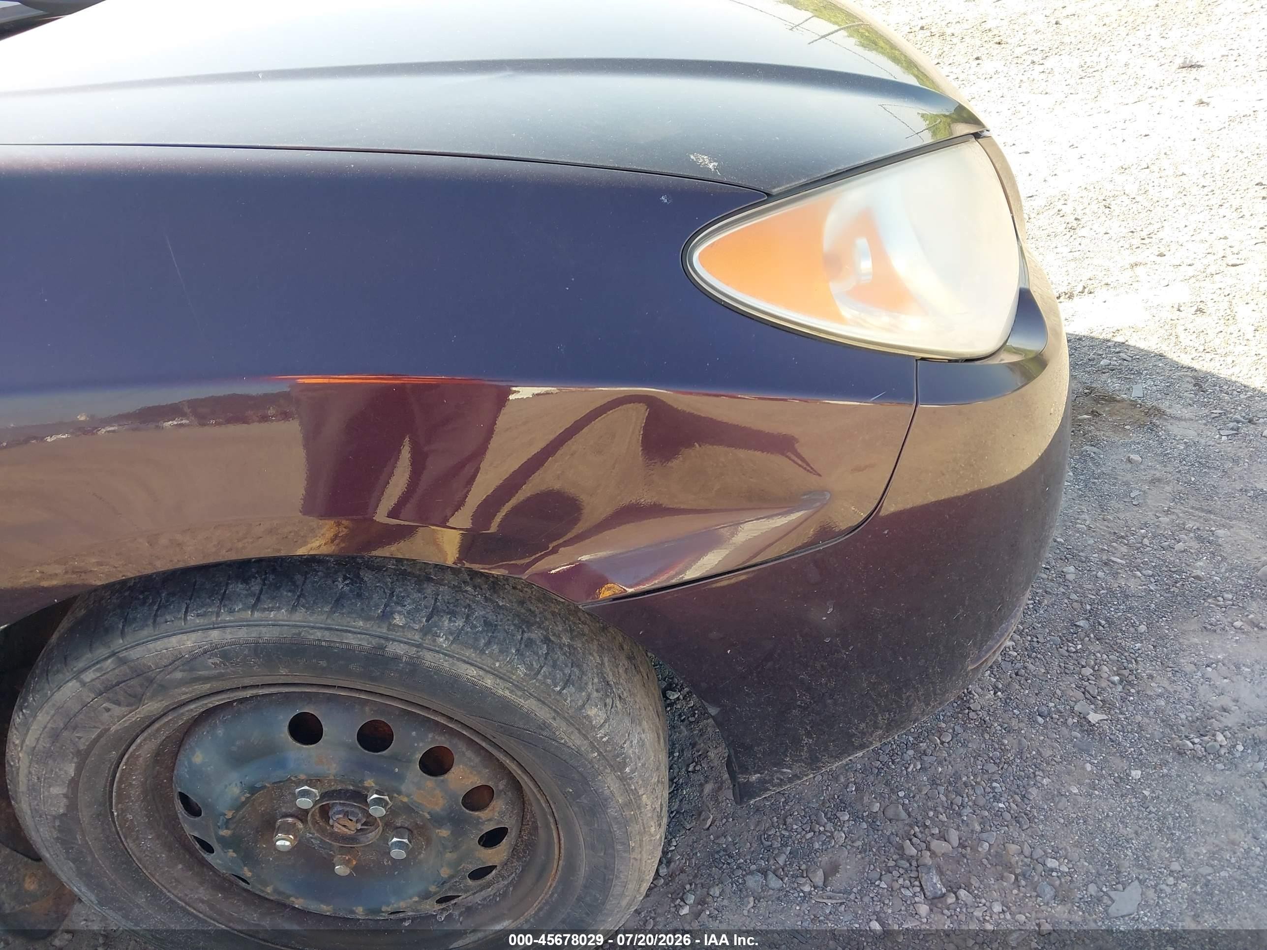 2008 Hyundai Elantra Gls/se Purple vin: KMHDU46D68U510487
