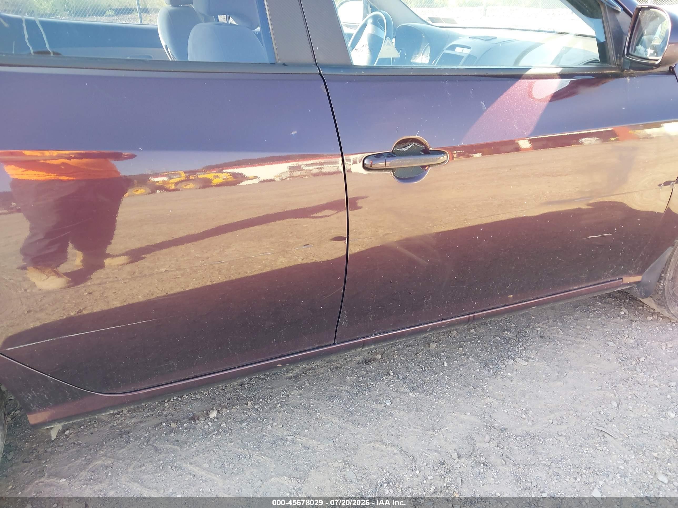 2008 Hyundai Elantra Gls/se Purple vin: KMHDU46D68U510487