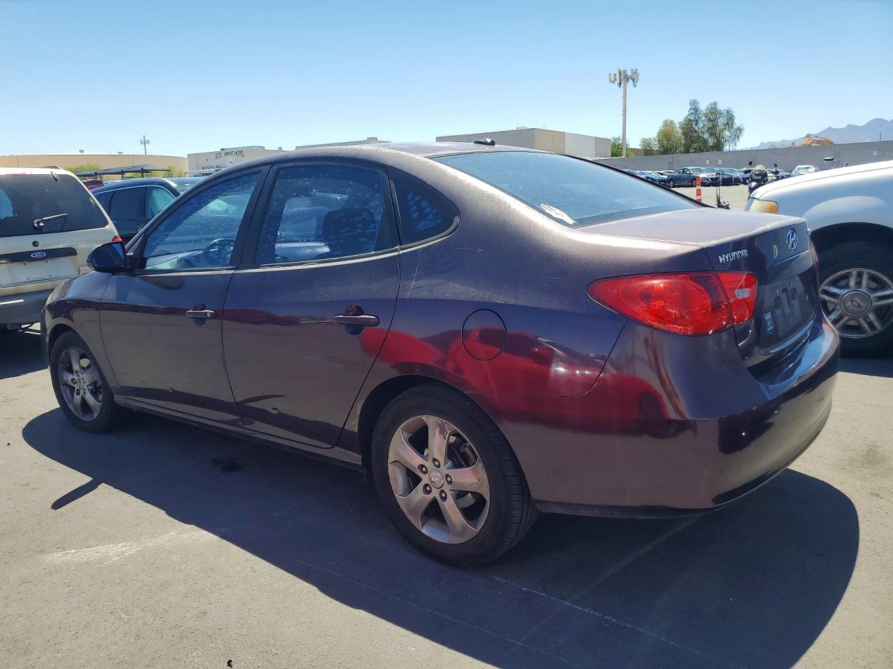2008 Hyundai Elantra Gls Purple vin: KMHDU46D68U540864