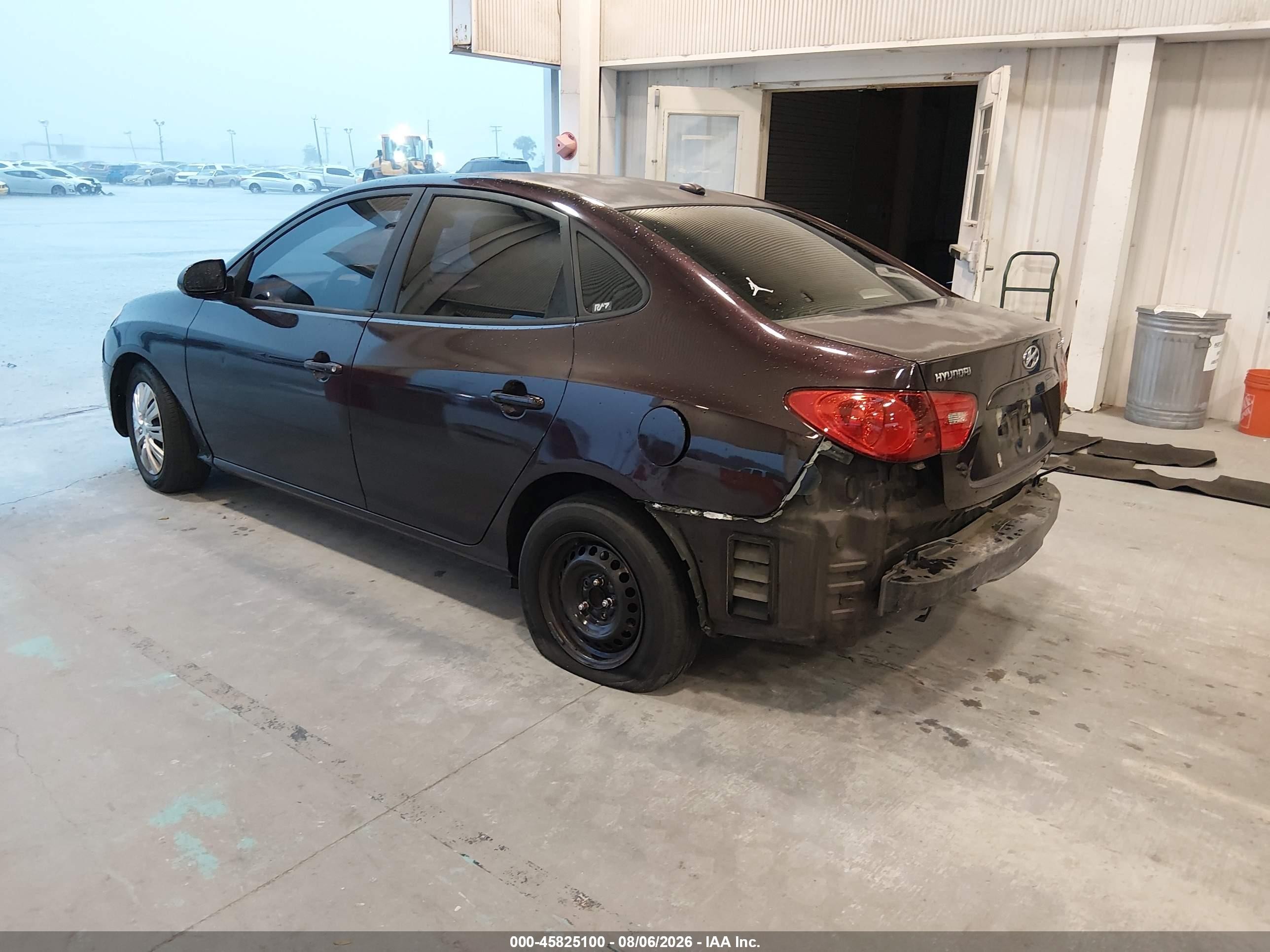 2008 Hyundai Elantra Gls/se Burgundy vin: KMHDU46D68U543344