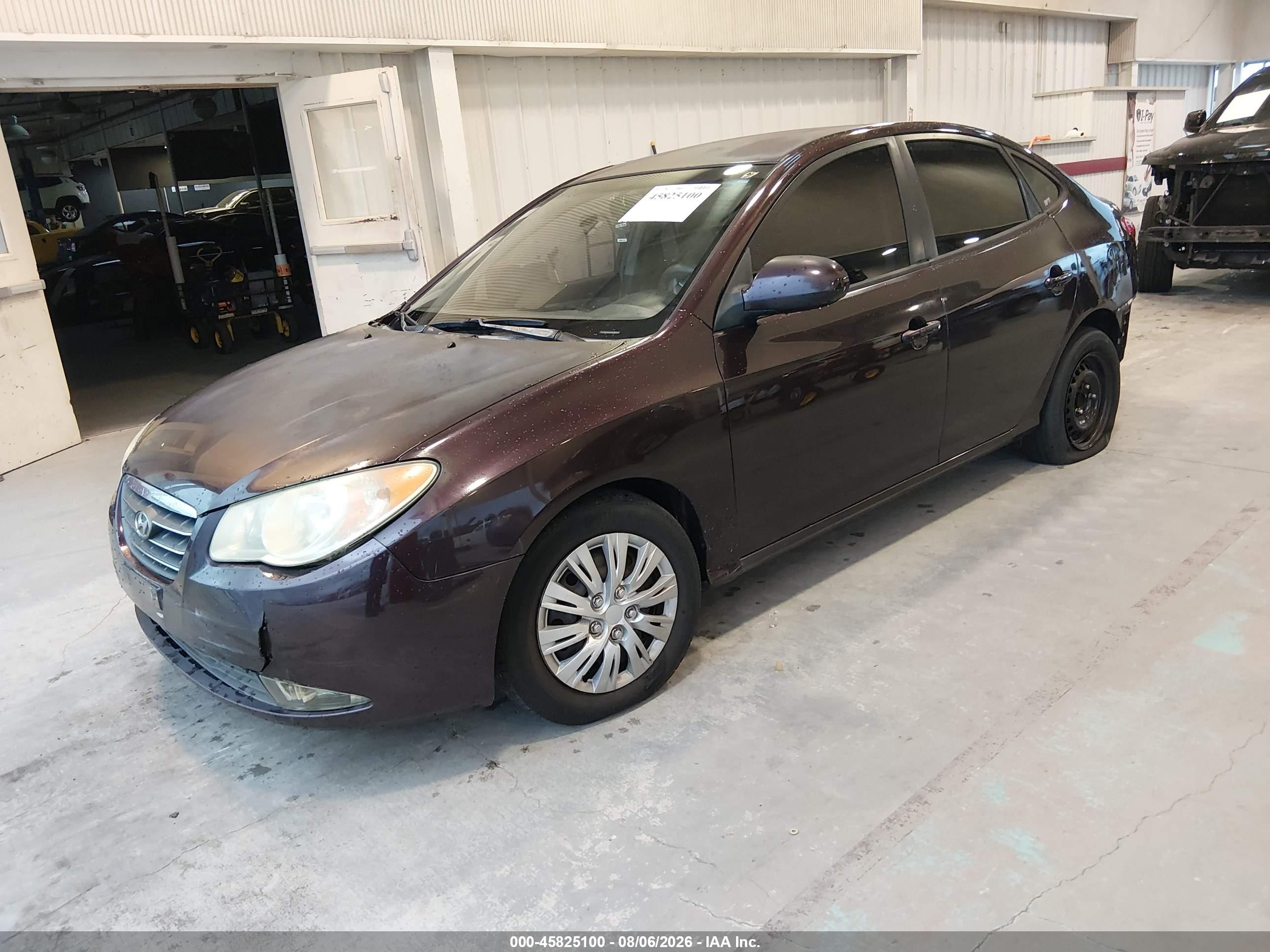 2008 Hyundai Elantra Gls/se Burgundy vin: KMHDU46D68U543344