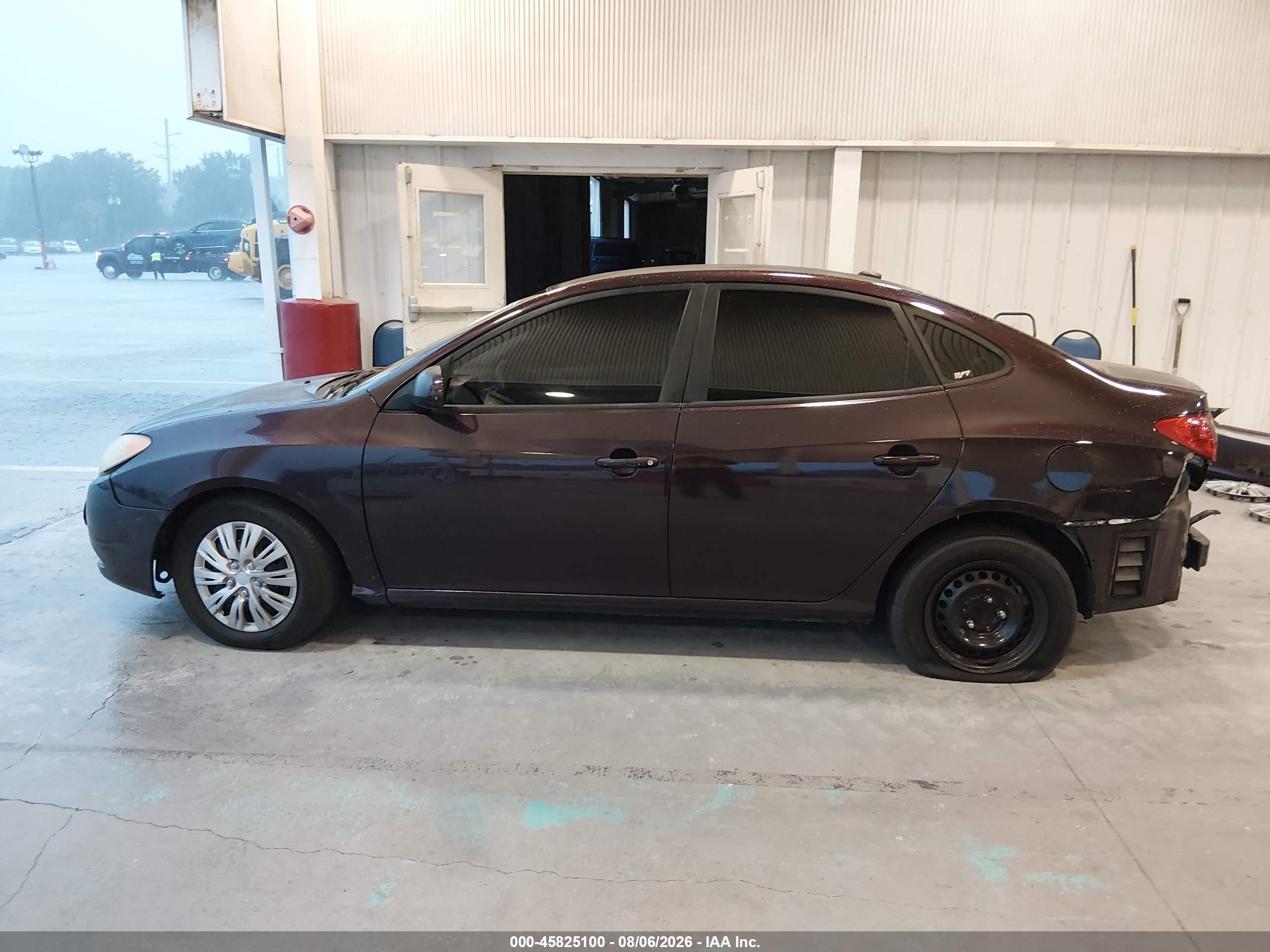 2008 Hyundai Elantra Gls/se Burgundy vin: KMHDU46D68U543344