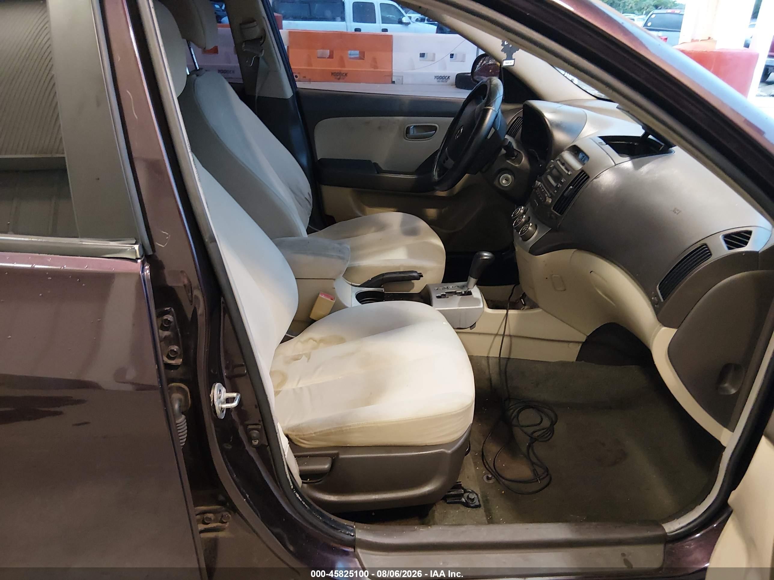 2008 Hyundai Elantra Gls/se Burgundy vin: KMHDU46D68U543344
