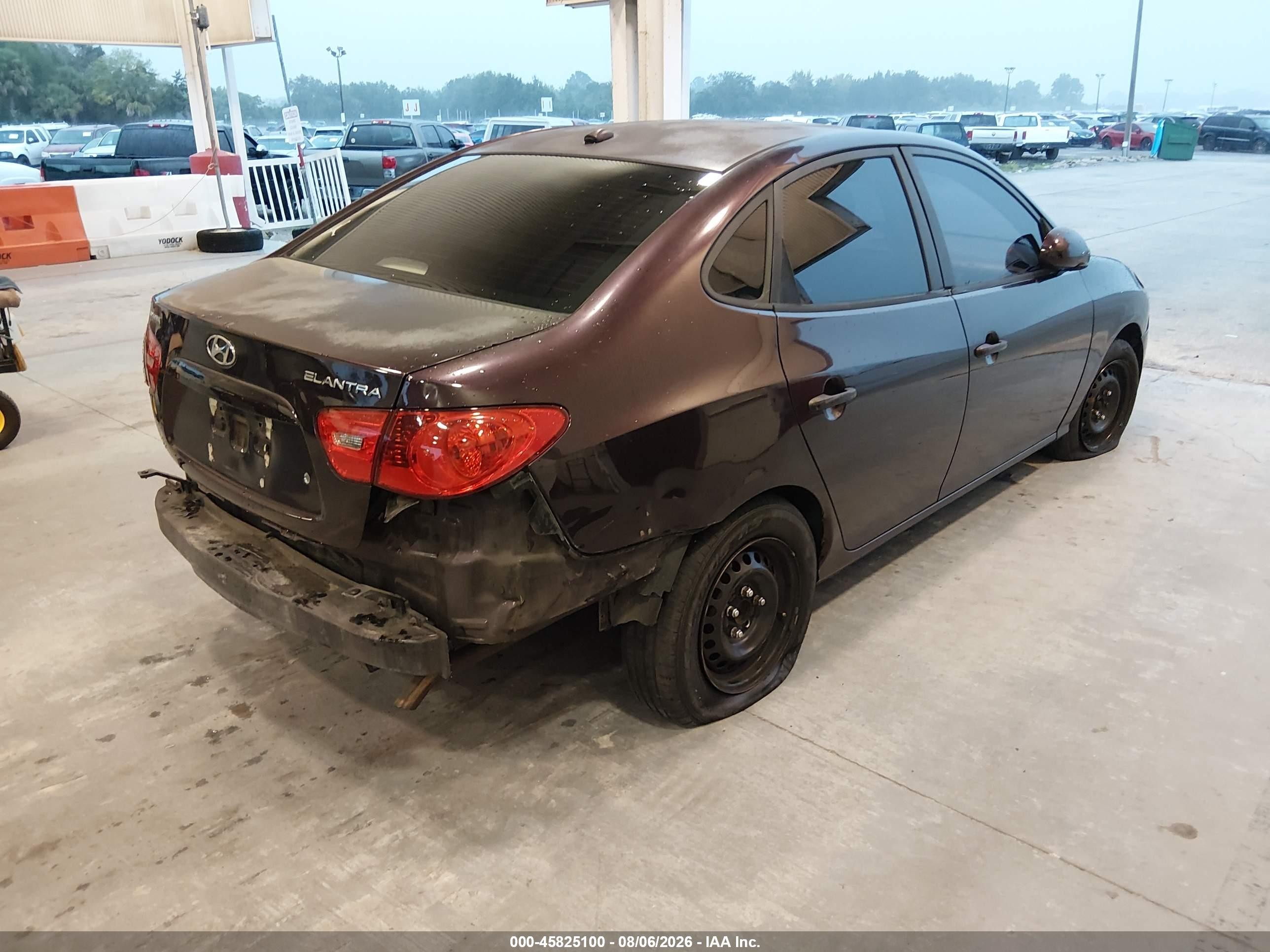 2008 Hyundai Elantra Gls/se Burgundy vin: KMHDU46D68U543344