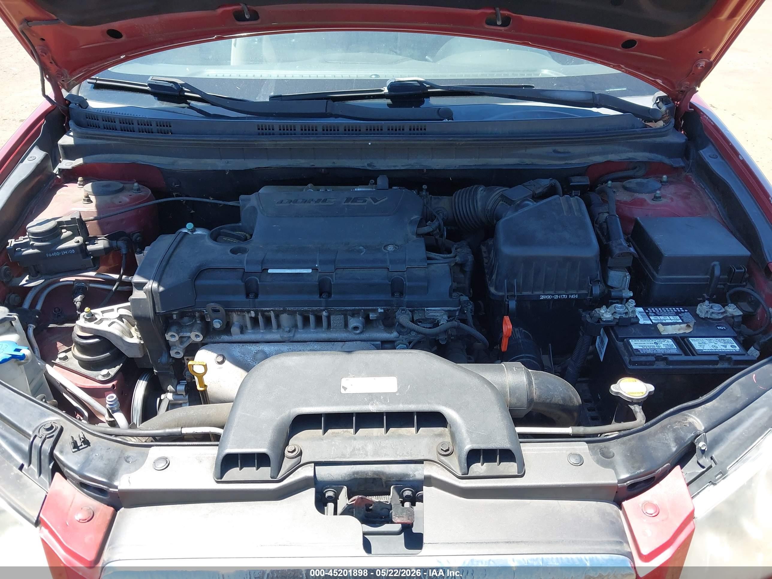 2008 Hyundai Elantra Gls/se Red vin: KMHDU46D68U575694