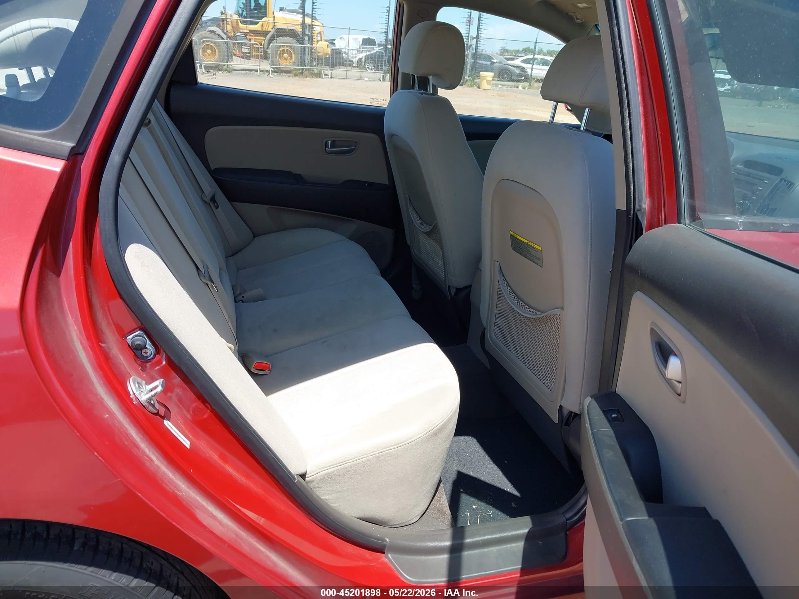 2008 Hyundai Elantra Gls/se Red vin: KMHDU46D68U575694