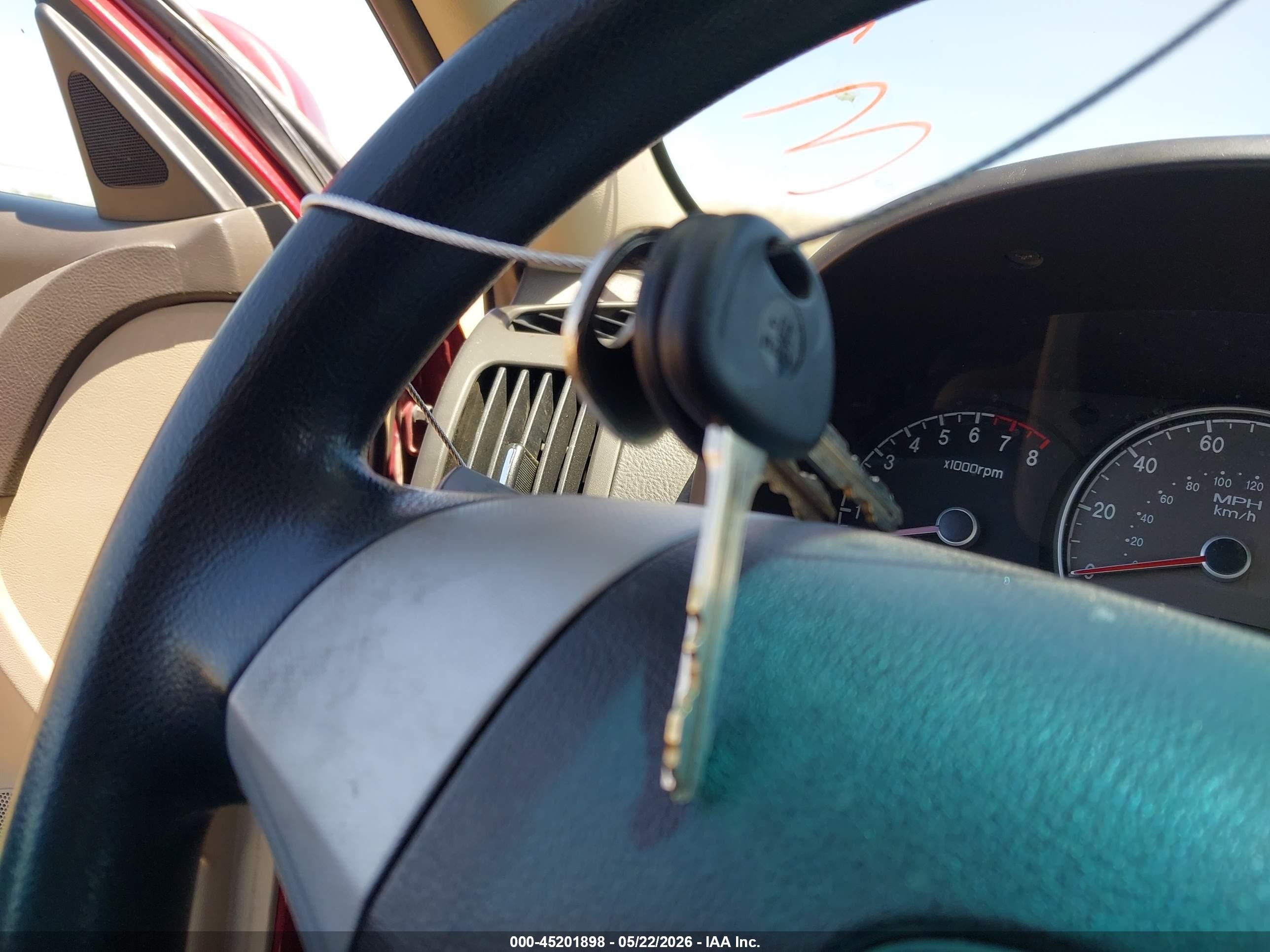 2008 Hyundai Elantra Gls/se Red vin: KMHDU46D68U575694