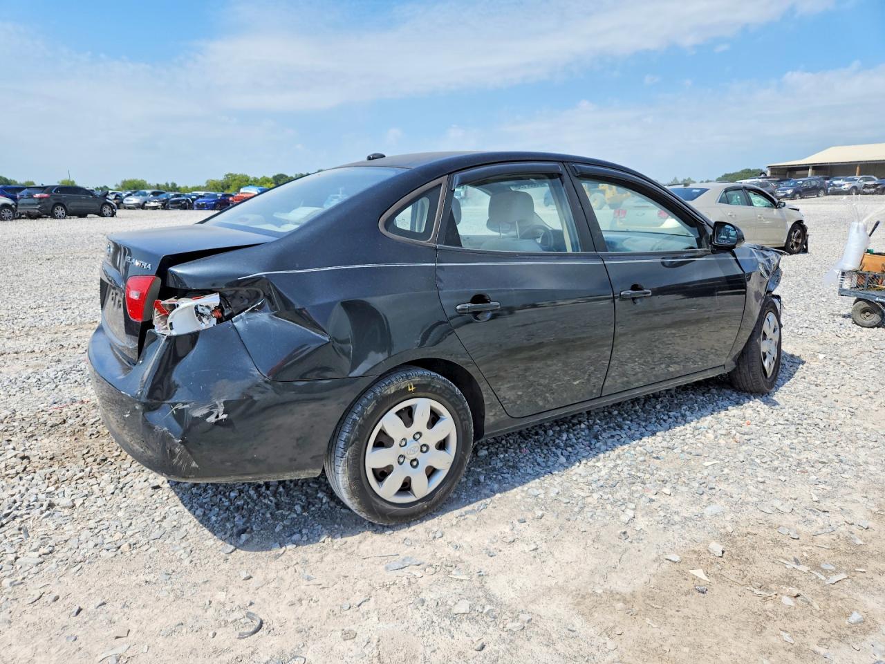 2009 Hyundai Elantra Gls Black vin: KMHDU46D69U598622