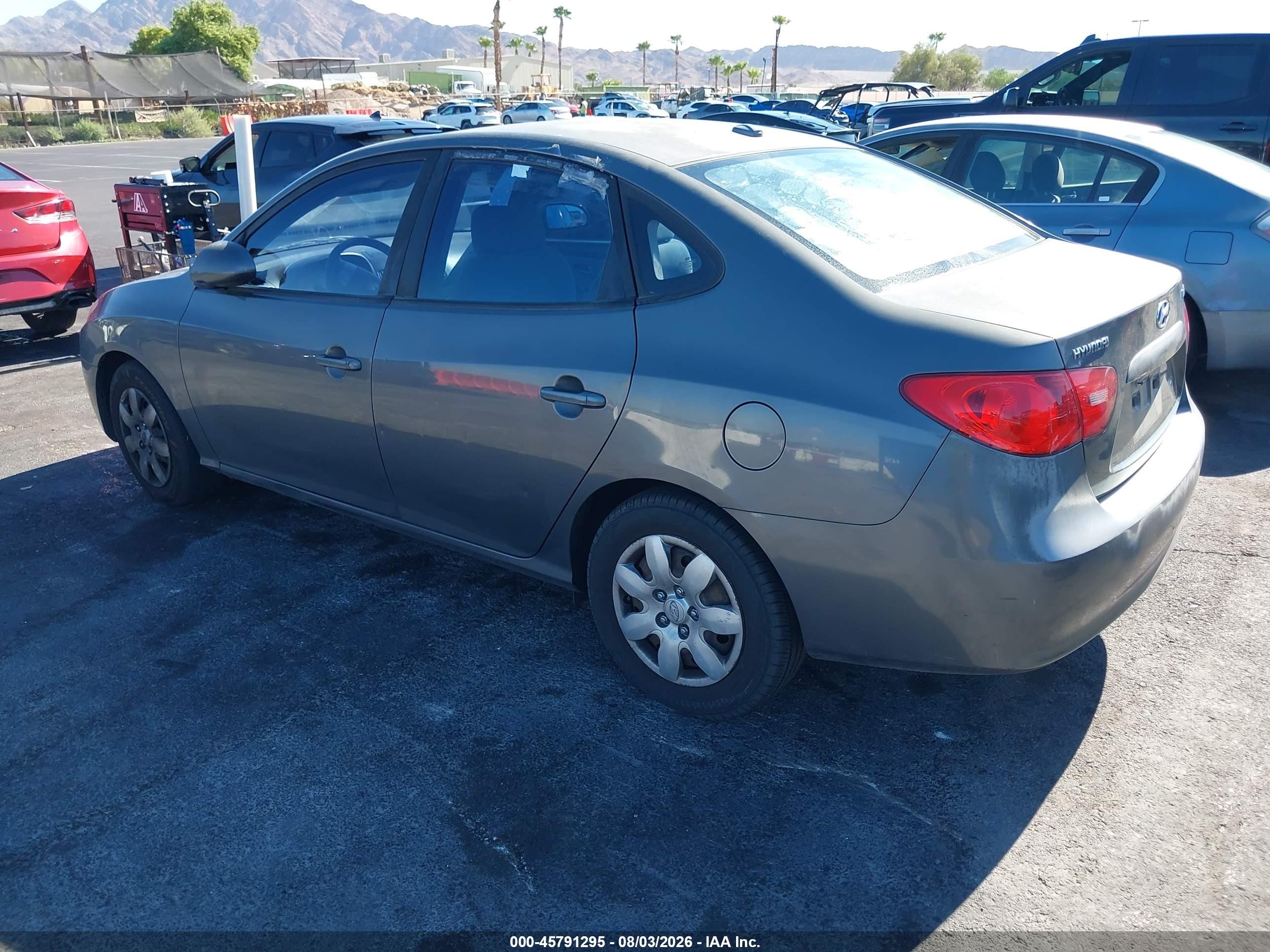 2009 Hyundai Elantra Gls Gray vin: KMHDU46D69U613961