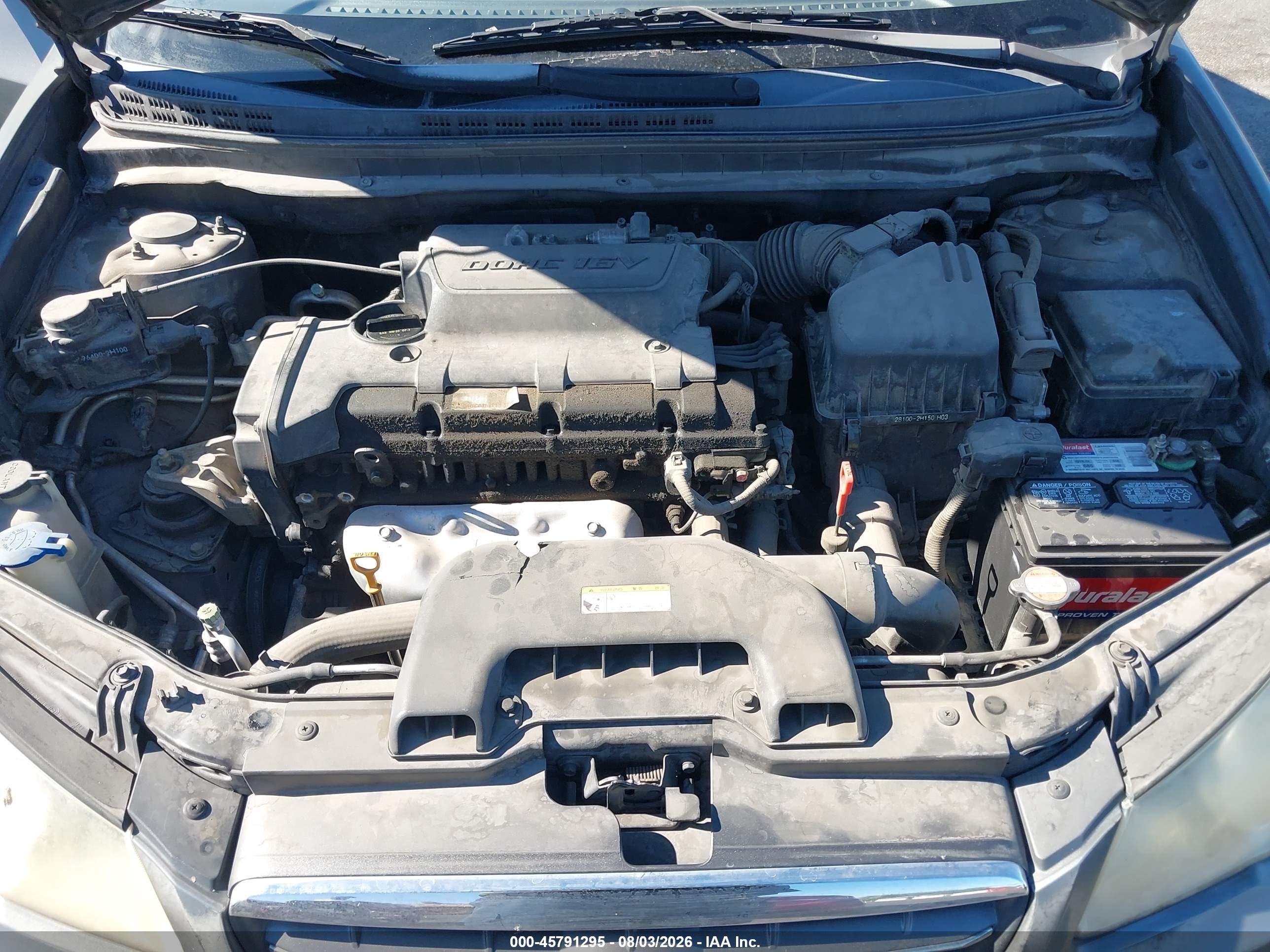 2009 Hyundai Elantra Gls Gray vin: KMHDU46D69U613961