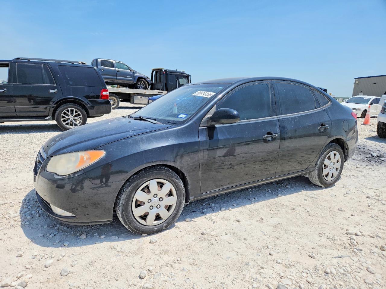 2009 Hyundai Elantra Gls Black vin: KMHDU46D69U615077