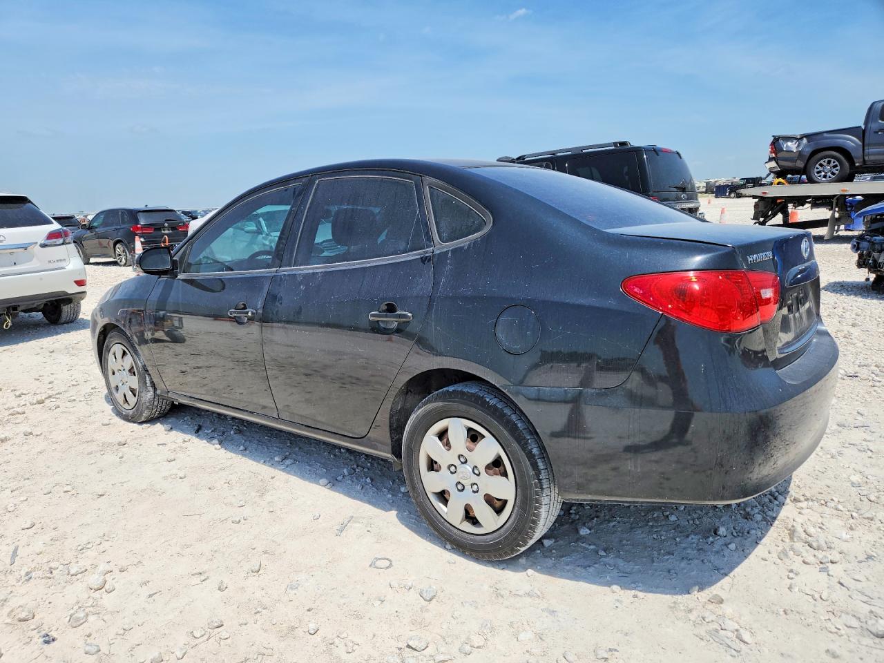 2009 Hyundai Elantra Gls Black vin: KMHDU46D69U615077