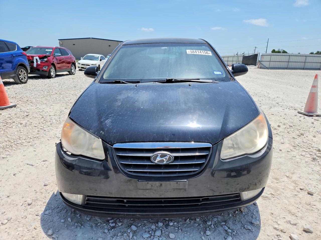 2009 Hyundai Elantra Gls Black vin: KMHDU46D69U615077