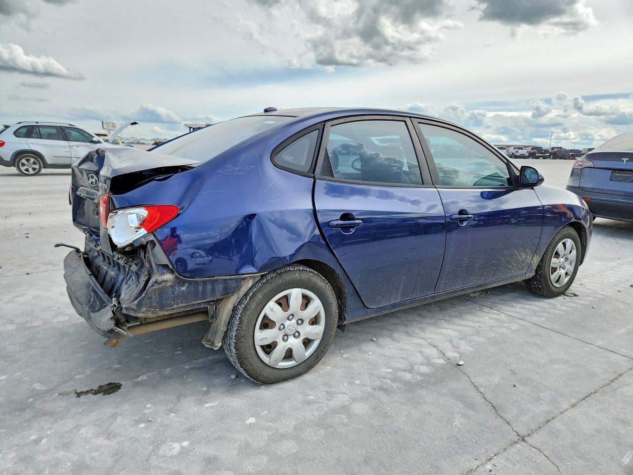2009 Hyundai Elantra Gls Blue vin: KMHDU46D69U619114