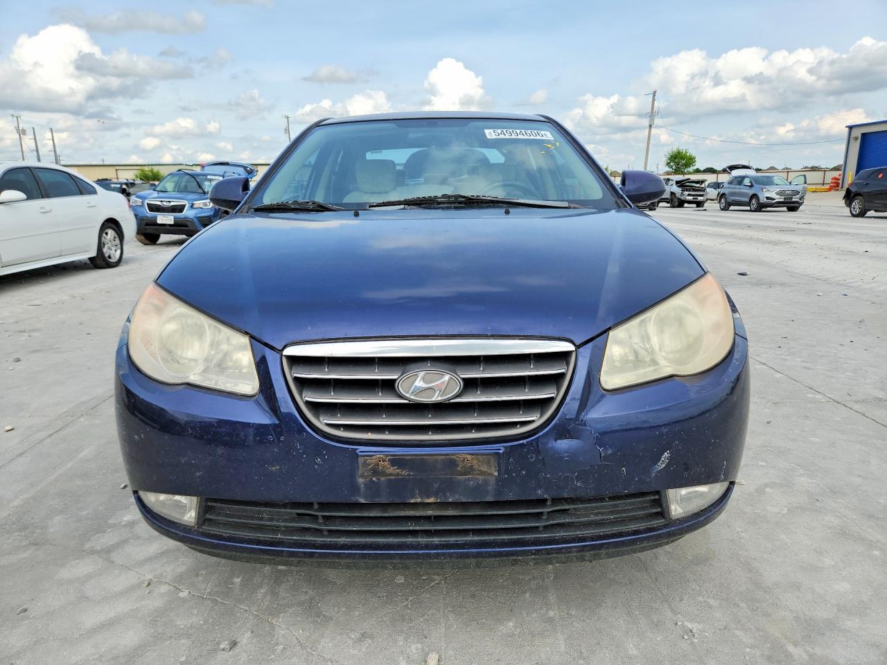 2009 Hyundai Elantra Gls Blue vin: KMHDU46D69U619114