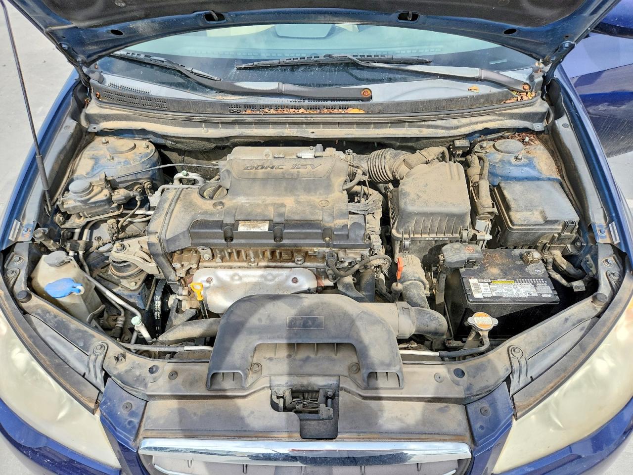 2009 Hyundai Elantra Gls Blue vin: KMHDU46D69U619114