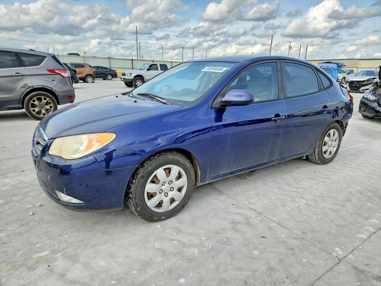 2009 Hyundai Elantra Gls Blue vin: KMHDU46D69U619114