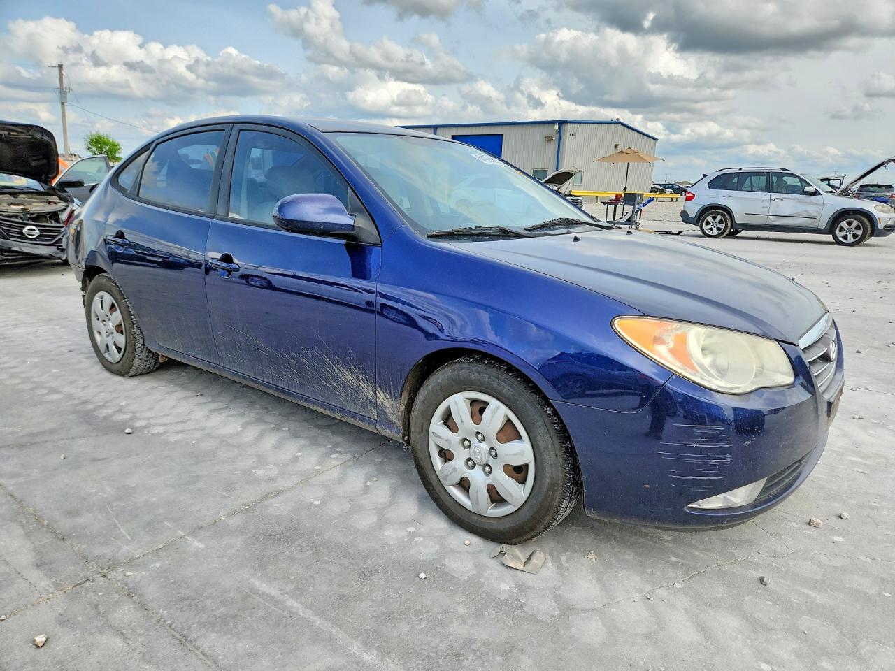 2009 Hyundai Elantra Gls Blue vin: KMHDU46D69U619114