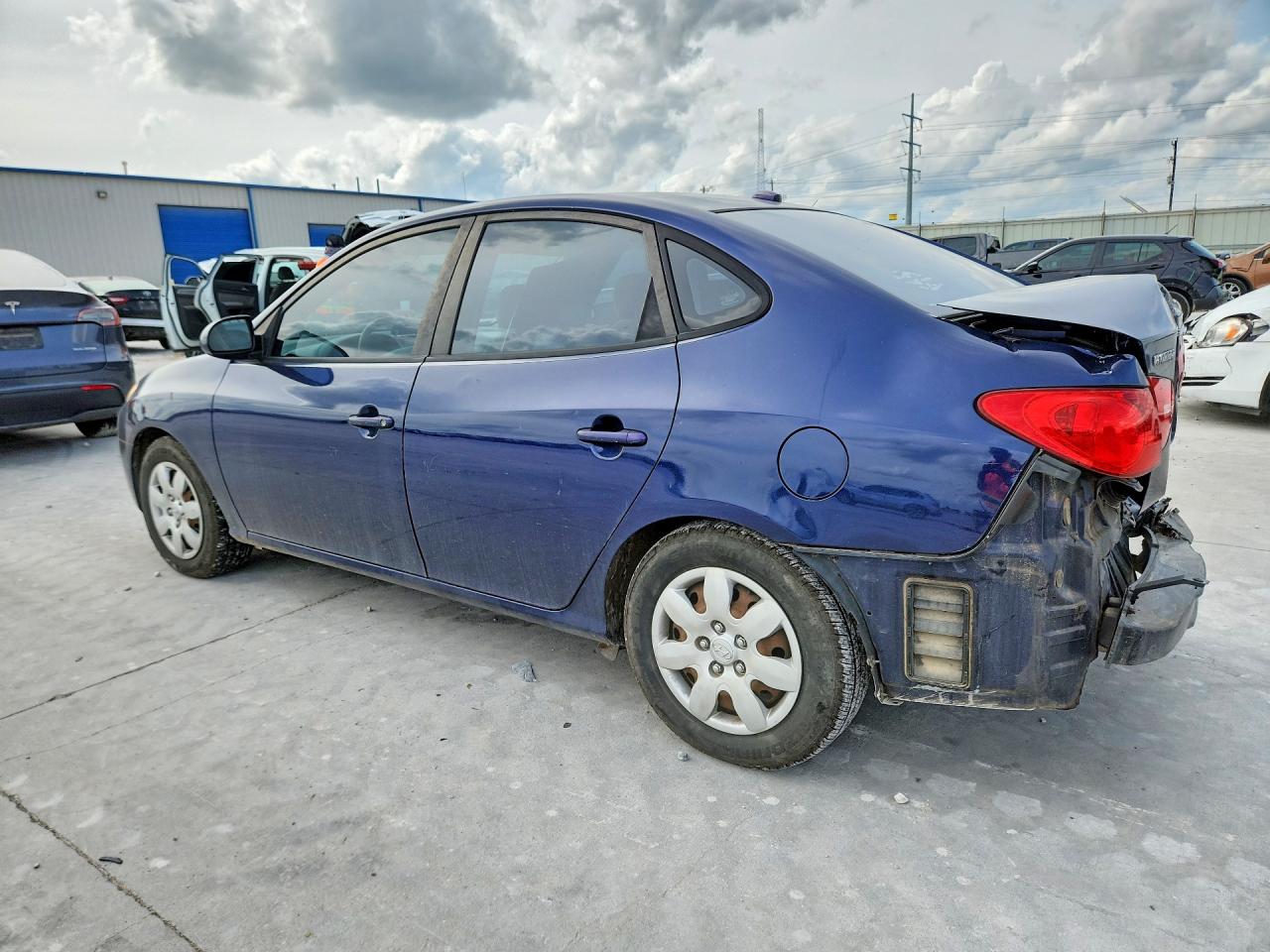 2009 Hyundai Elantra Gls Blue vin: KMHDU46D69U619114