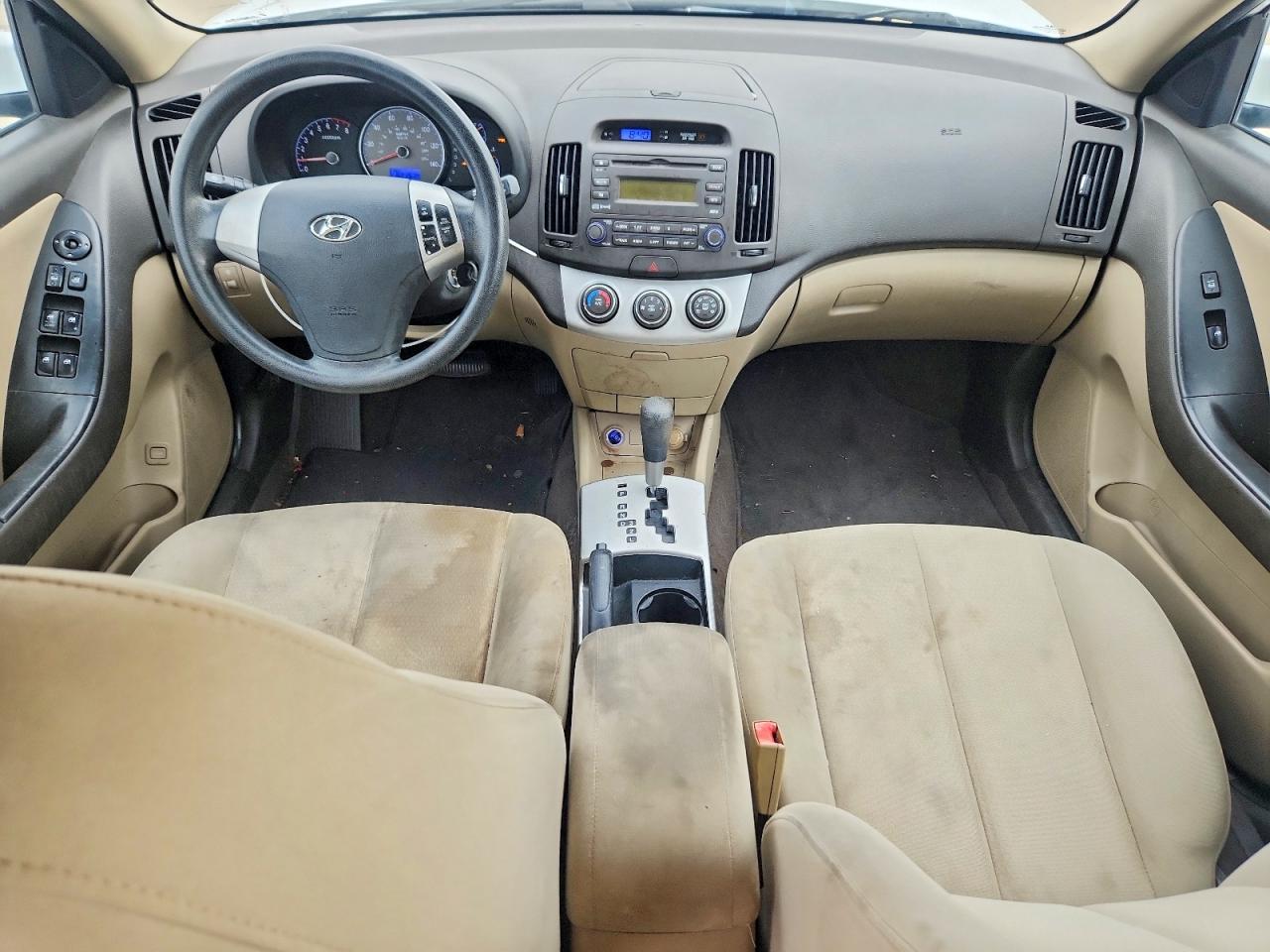 2009 Hyundai Elantra Gls White vin: KMHDU46D69U632090