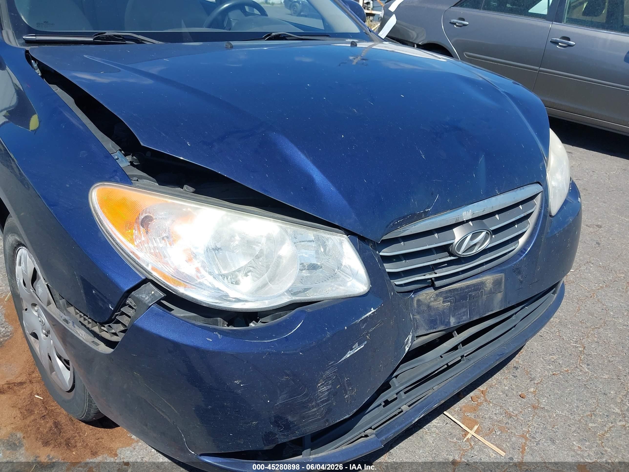 2009 Hyundai Elantra Gls Blue vin: KMHDU46D69U634101