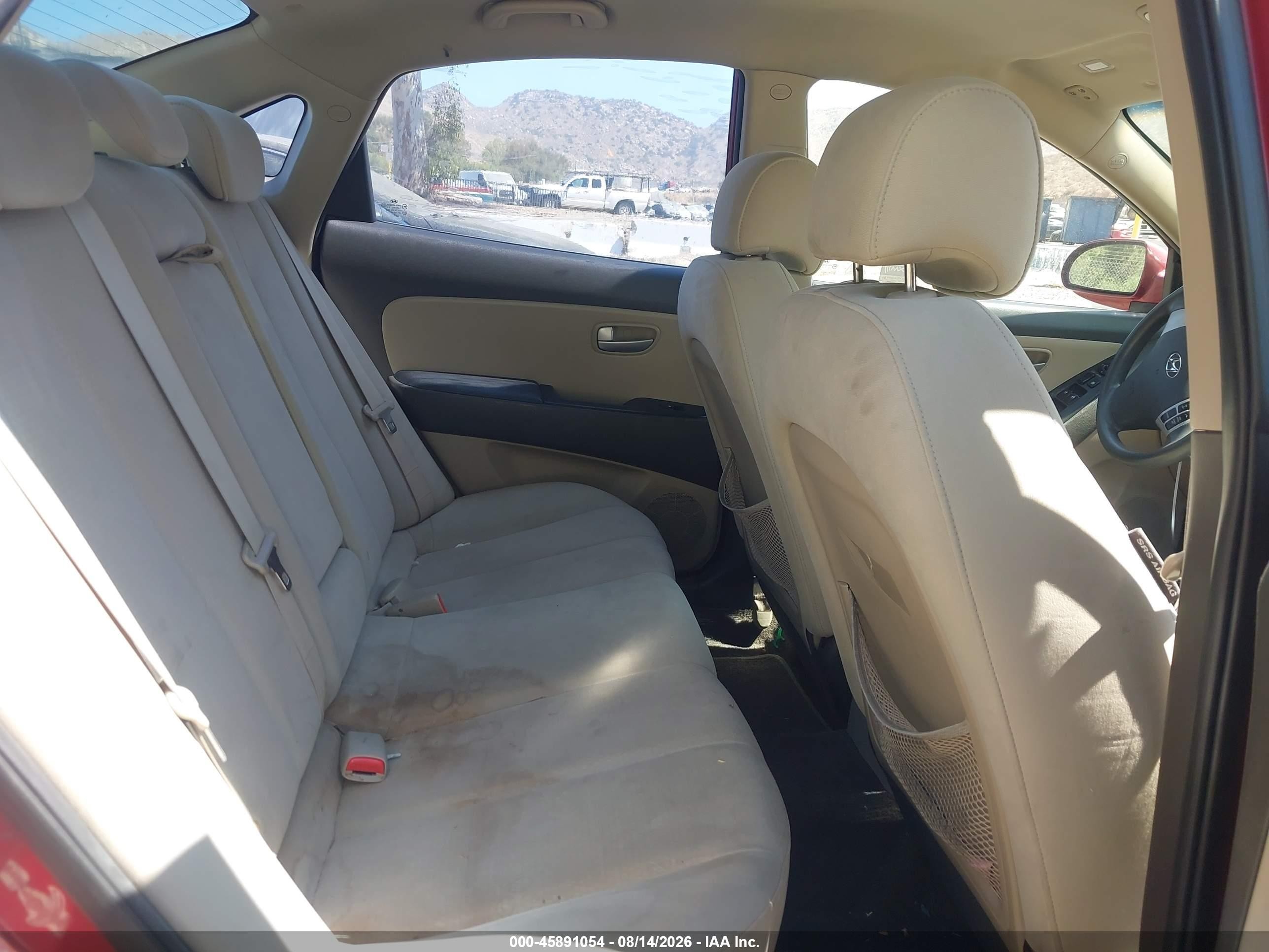 2009 Hyundai Elantra Gls Красный vin: KMHDU46D69U639170