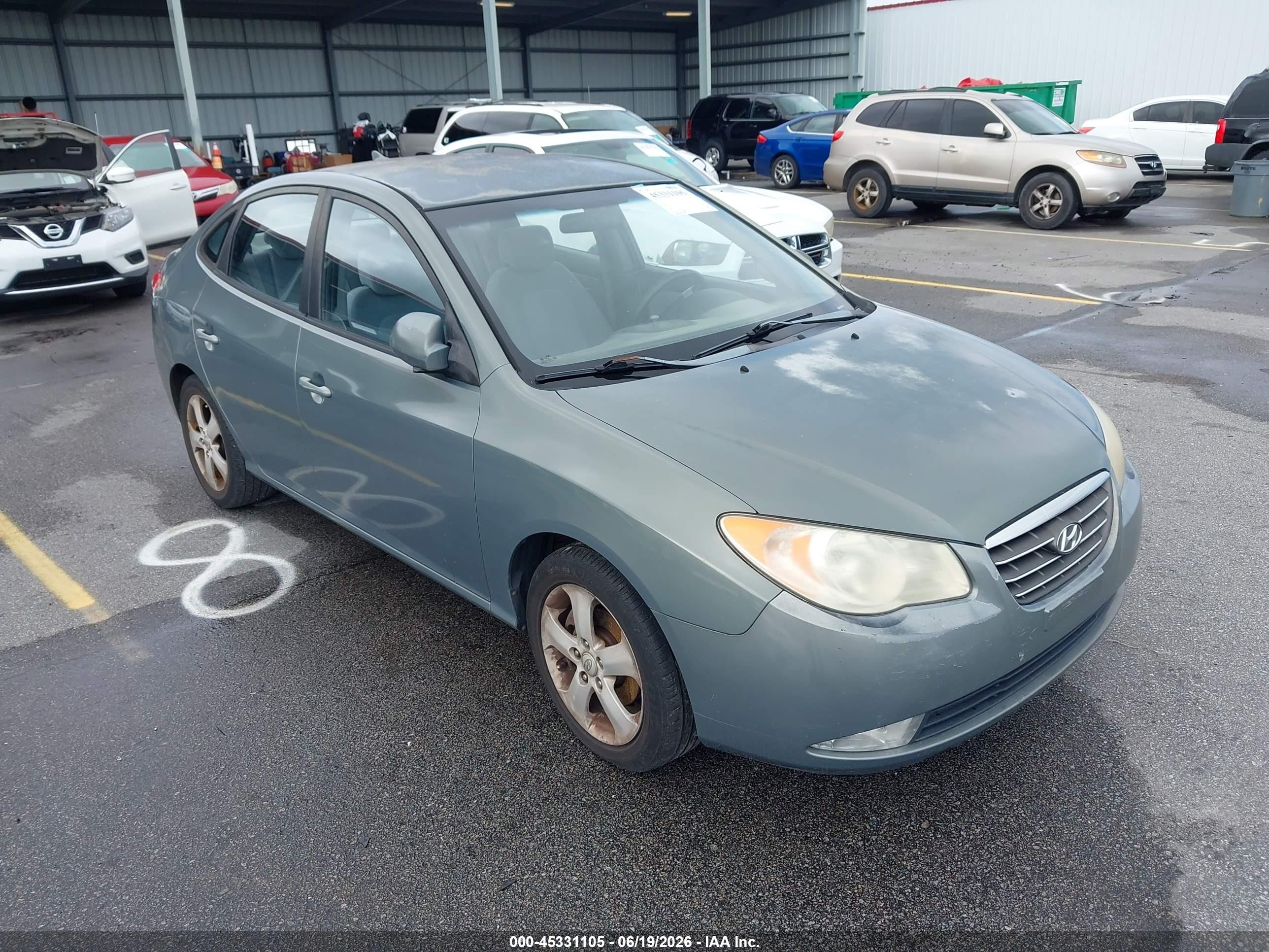 2009 Hyundai Elantra Se Gray vin: KMHDU46D69U676073