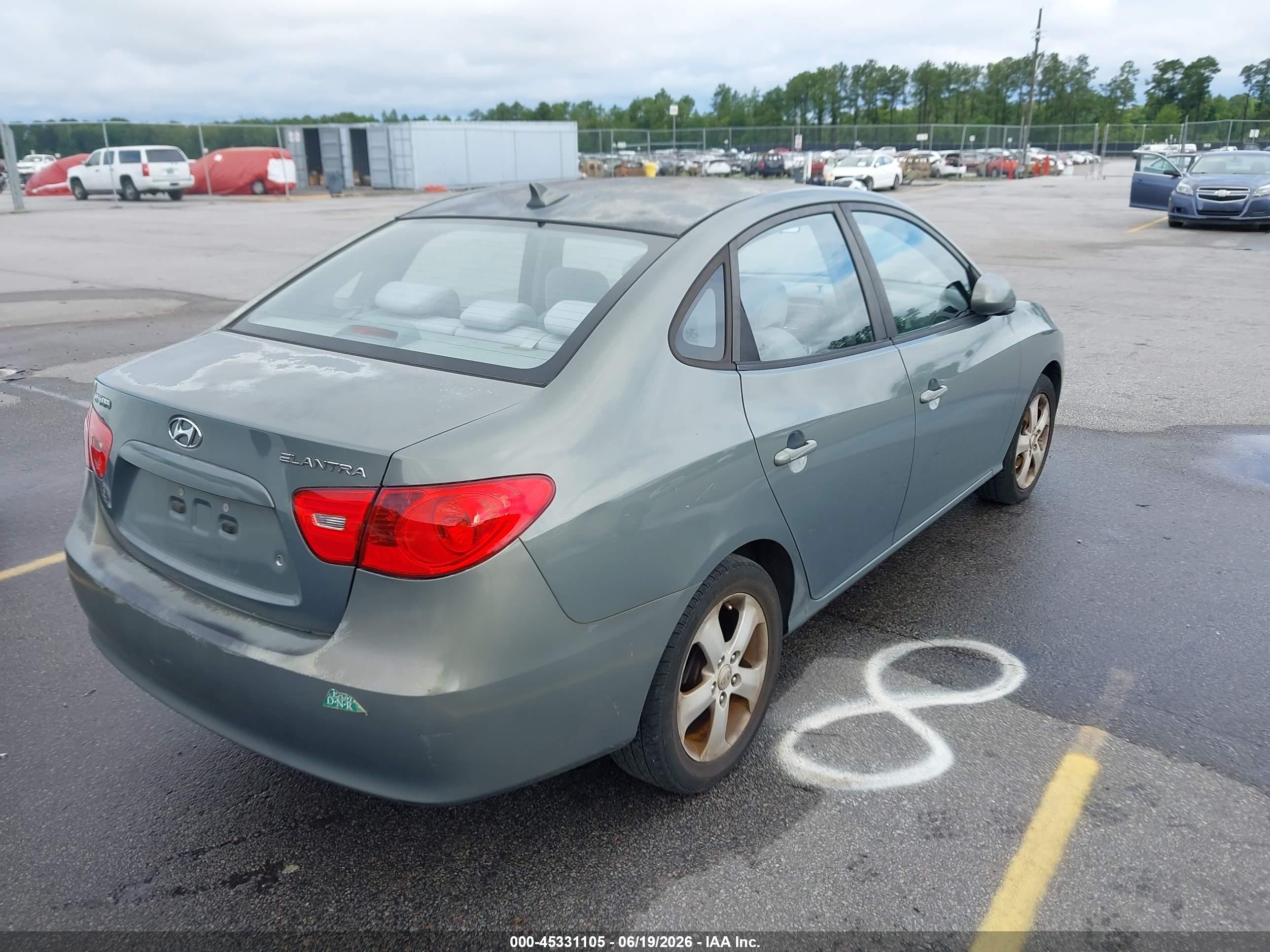 2009 Hyundai Elantra Se Gray vin: KMHDU46D69U676073