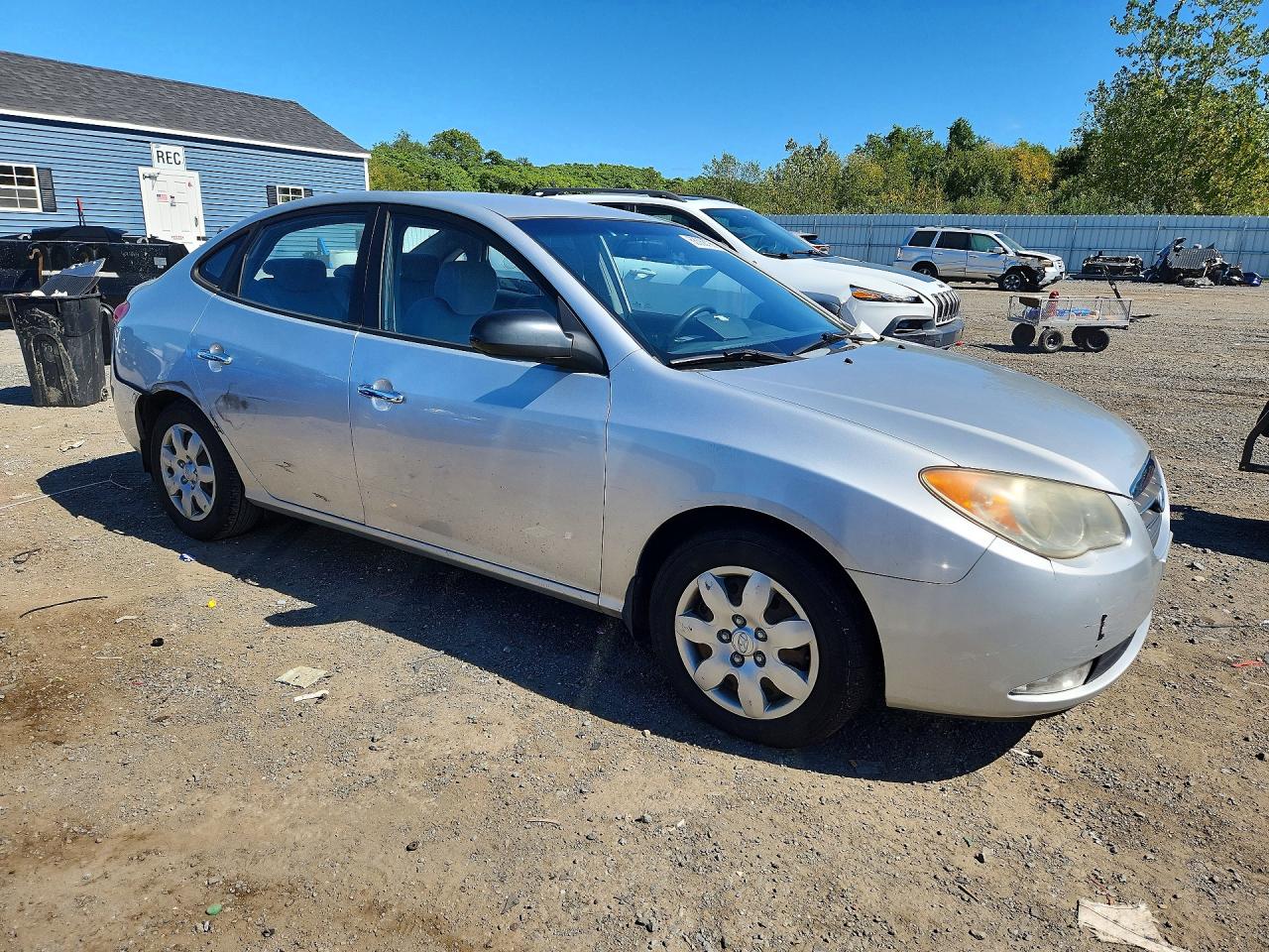 2009 Hyundai Elantra Gls Silver vin: KMHDU46D69U691284