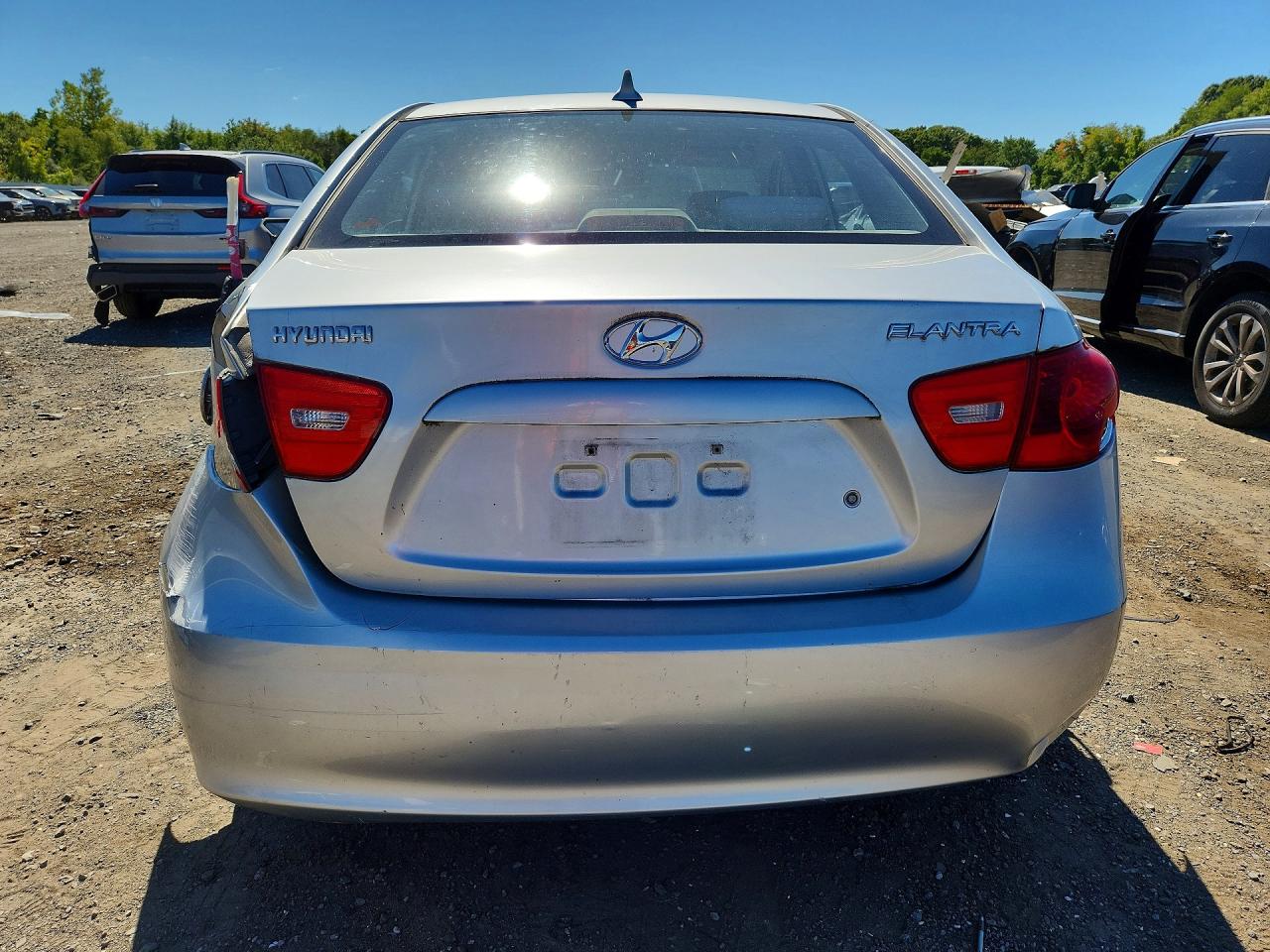 2009 Hyundai Elantra Gls Silver vin: KMHDU46D69U691284