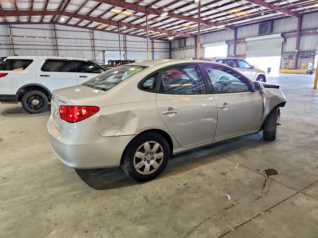 2009 Hyundai Elantra Gls Silver vin: KMHDU46D69U693262