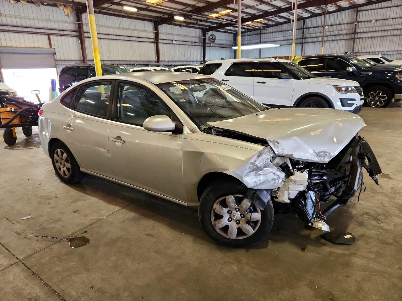 2009 Hyundai Elantra Gls Silver vin: KMHDU46D69U693262