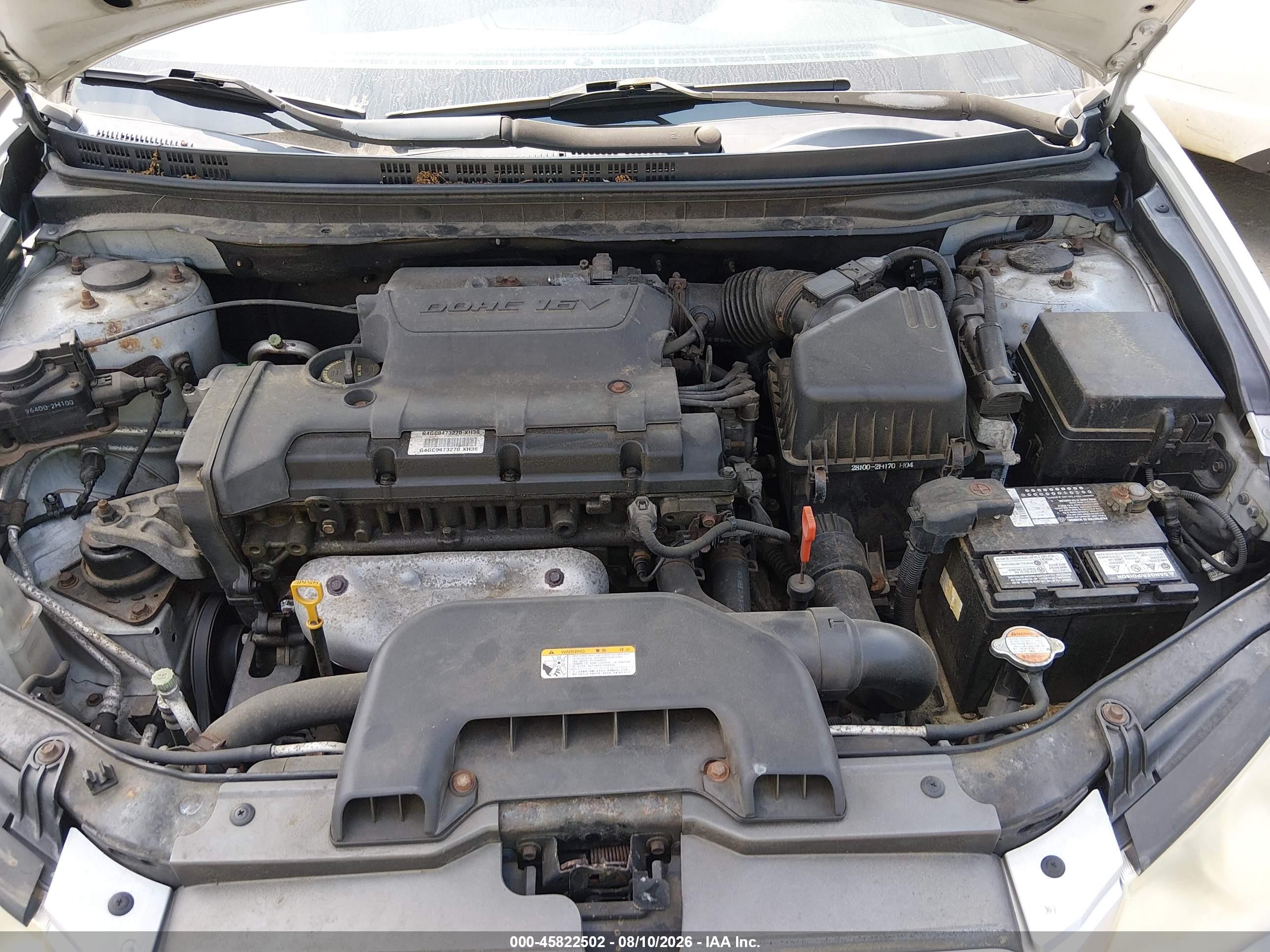 2009 Hyundai Elantra Gls Silver vin: KMHDU46D69U716054