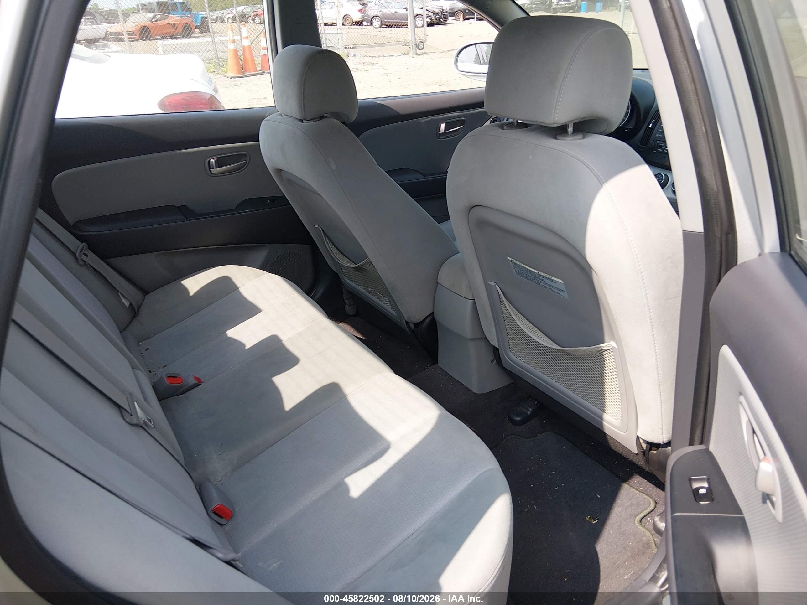 2009 Hyundai Elantra Gls Silver vin: KMHDU46D69U716054