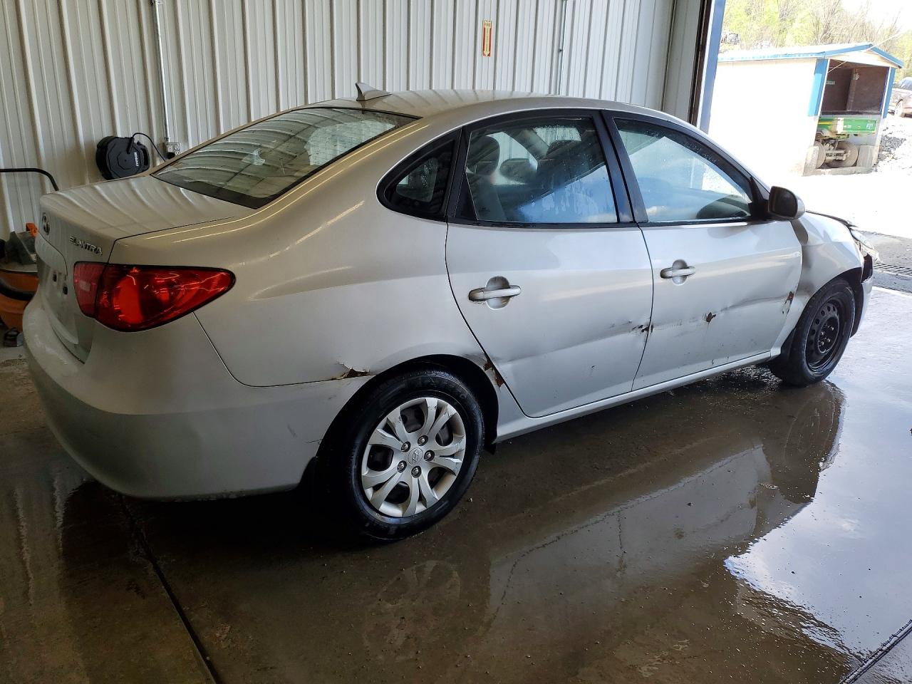 2009 Hyundai Elantra Gls Silver vin: KMHDU46D69U793314