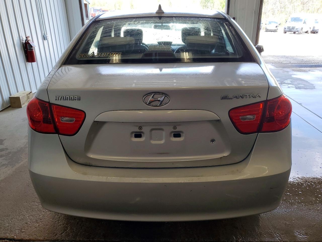 2009 Hyundai Elantra Gls Silver vin: KMHDU46D69U793314