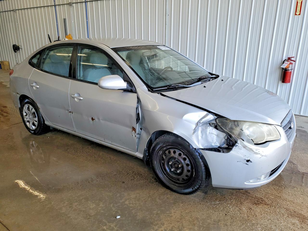 2009 Hyundai Elantra Gls Silver vin: KMHDU46D69U793314